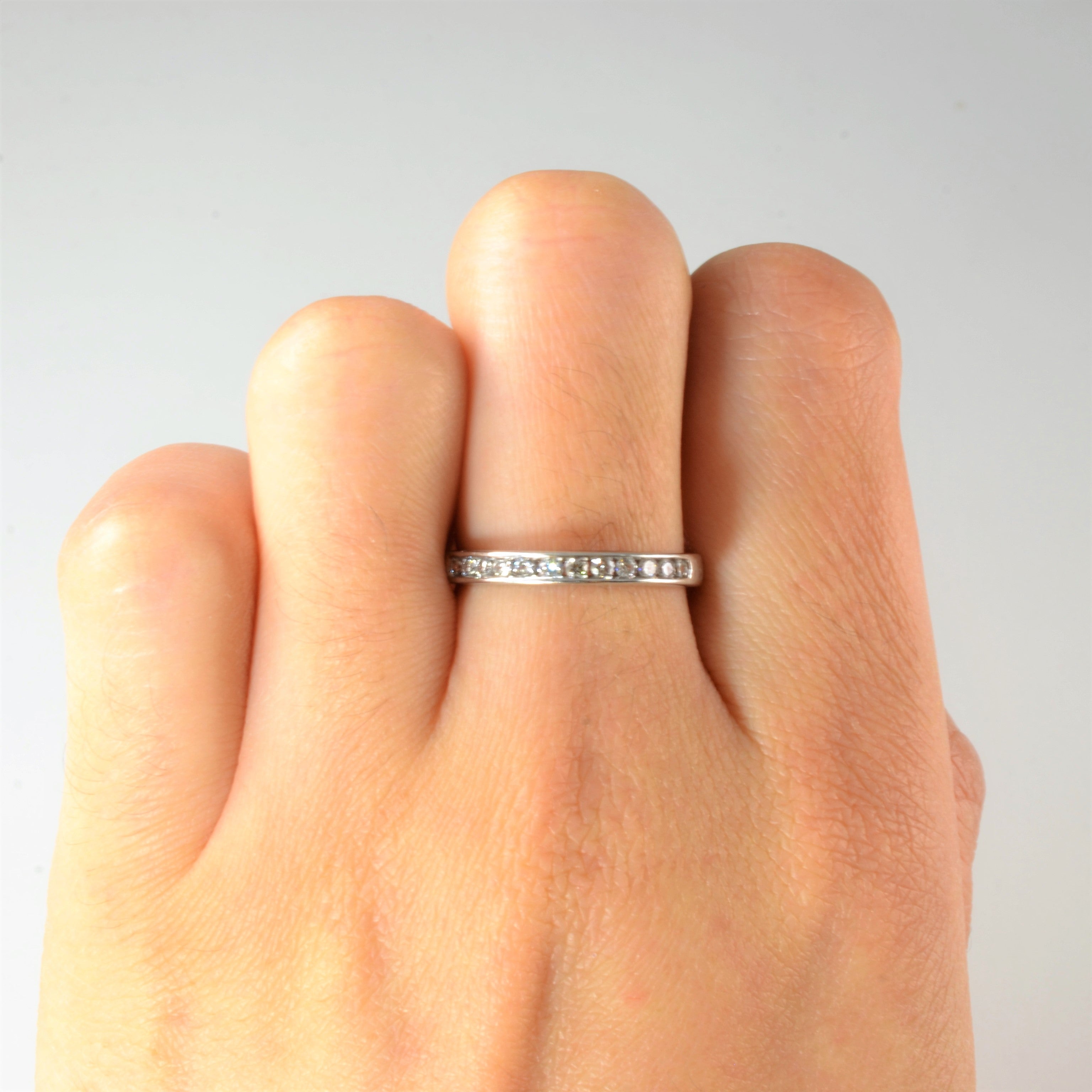 Diamond Semi Eternity Channel Band | 0.24ctw | SZ 7.25 |