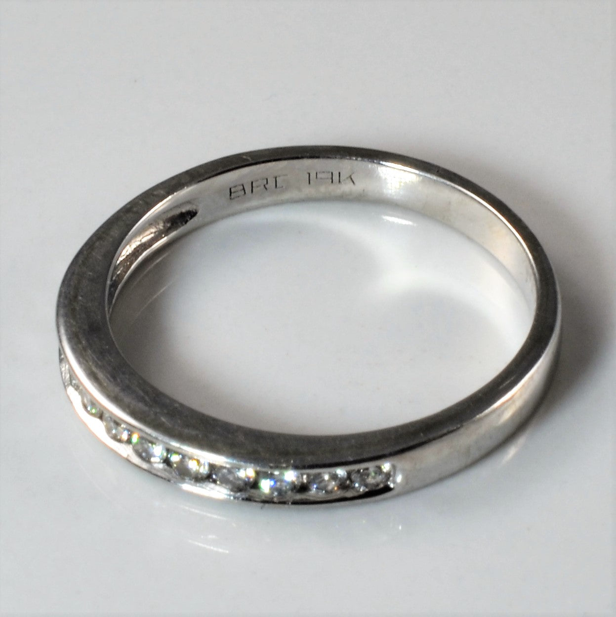Diamond Semi Eternity Channel Band | 0.24ctw | SZ 7.25 |