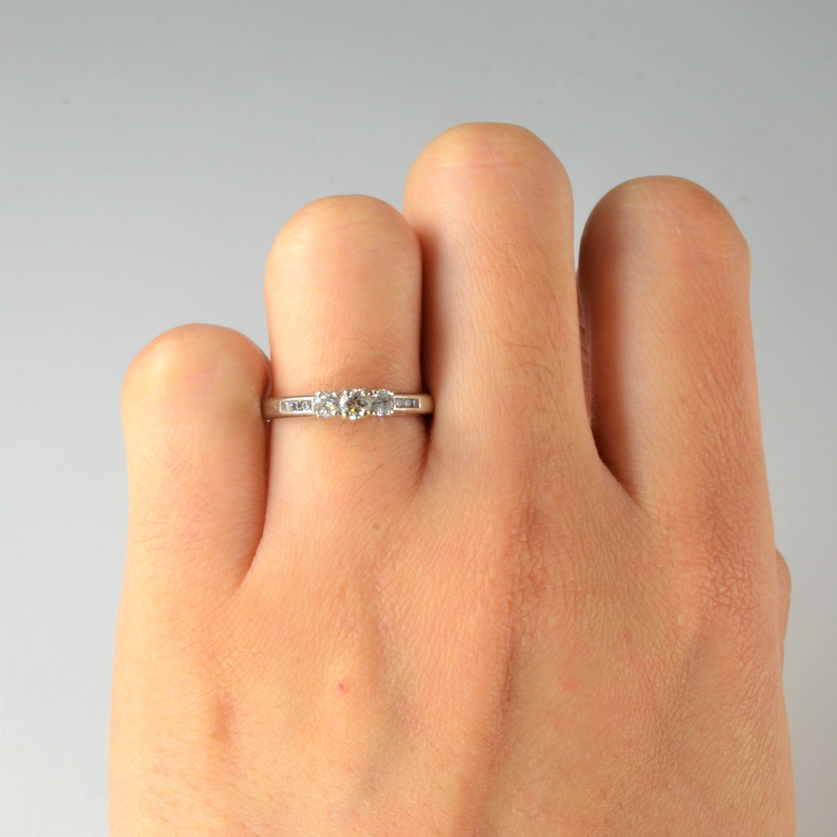 Three Stone Diamond Ring | 0.28ctw | SZ 5.5 |