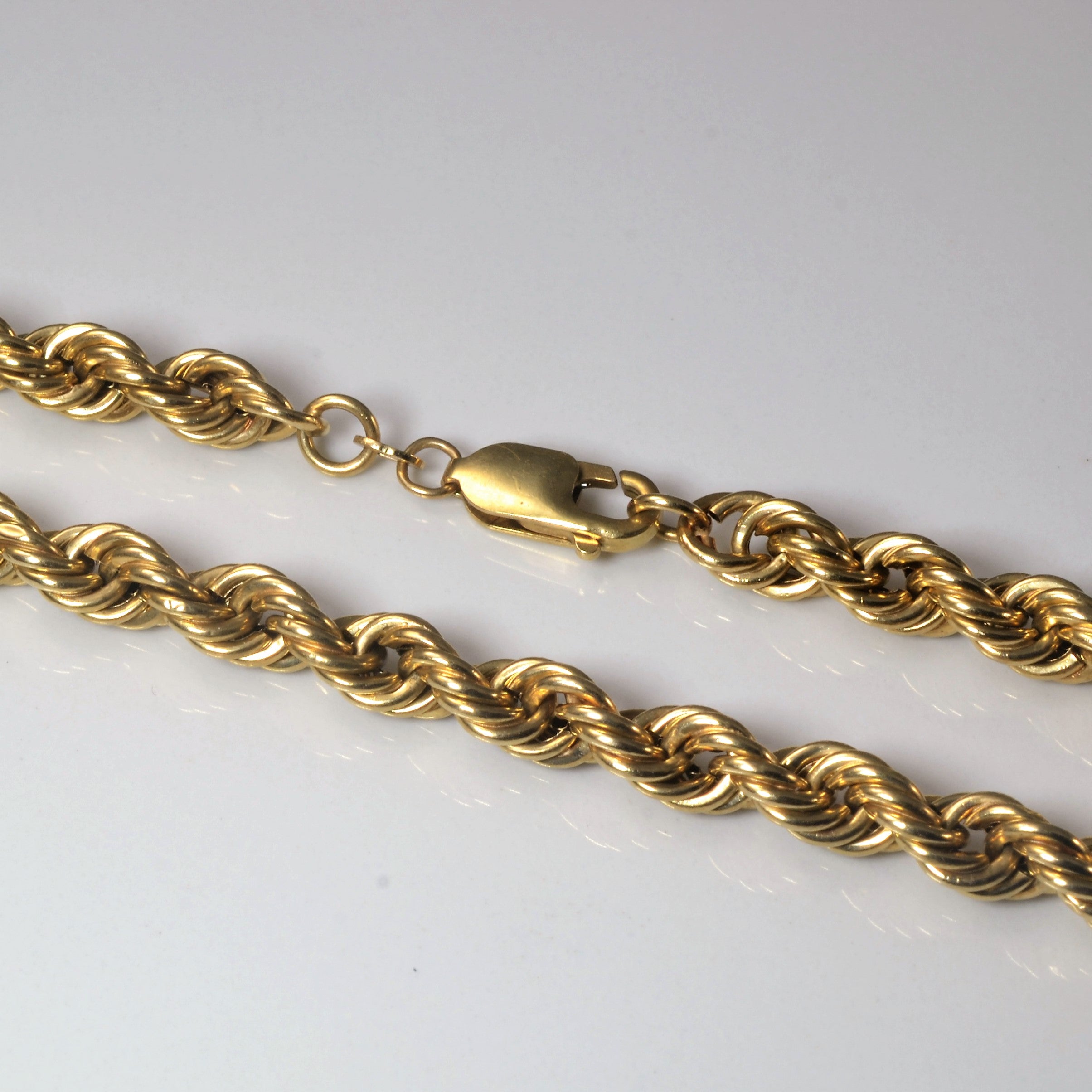 10k Yellow Gold Rope Chain | 32"|