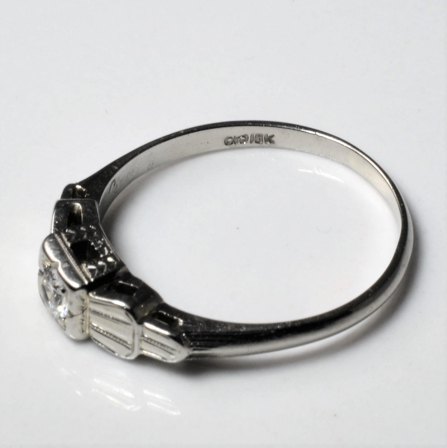 1940s Old European Diamond Ring | 0.12ct | SZ 6.5 |