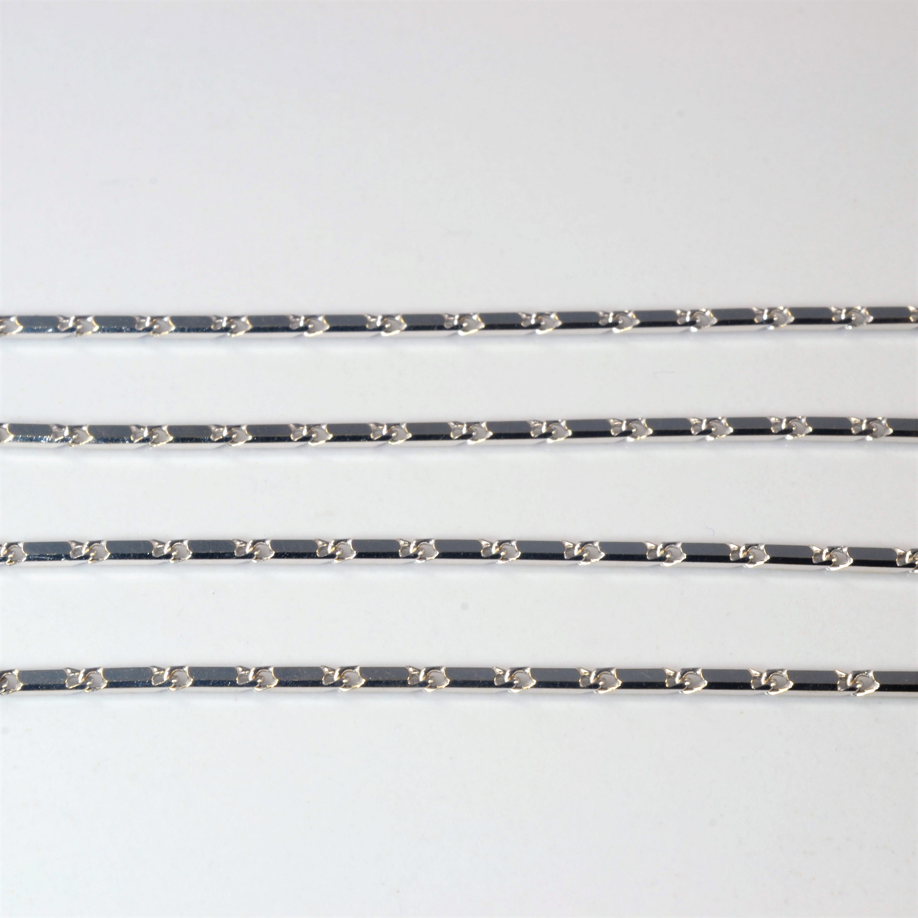Tension Set Princess Diamond Necklace | 0.75ct | 20" |