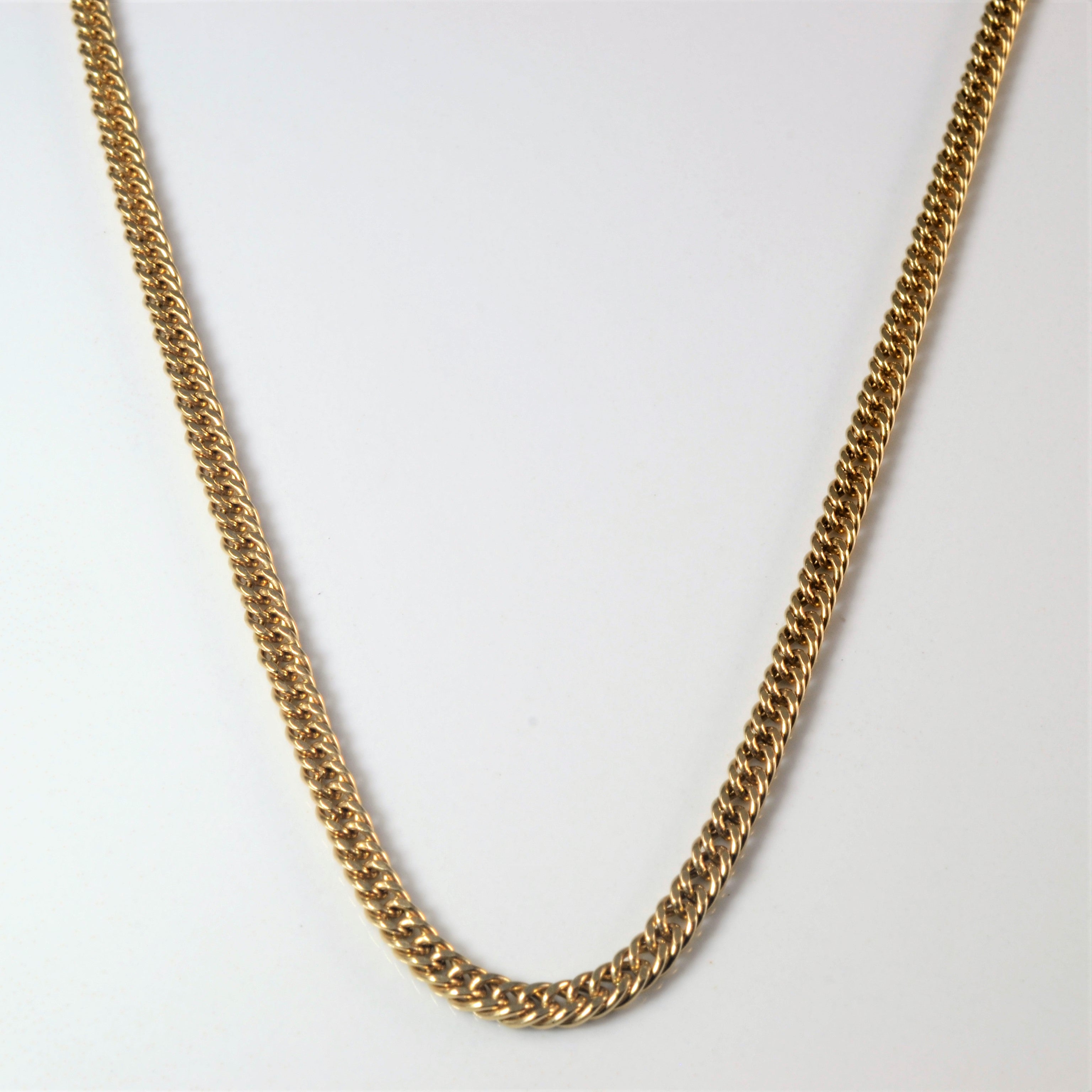 10k Yellow Gold Curb Chain | 27" |