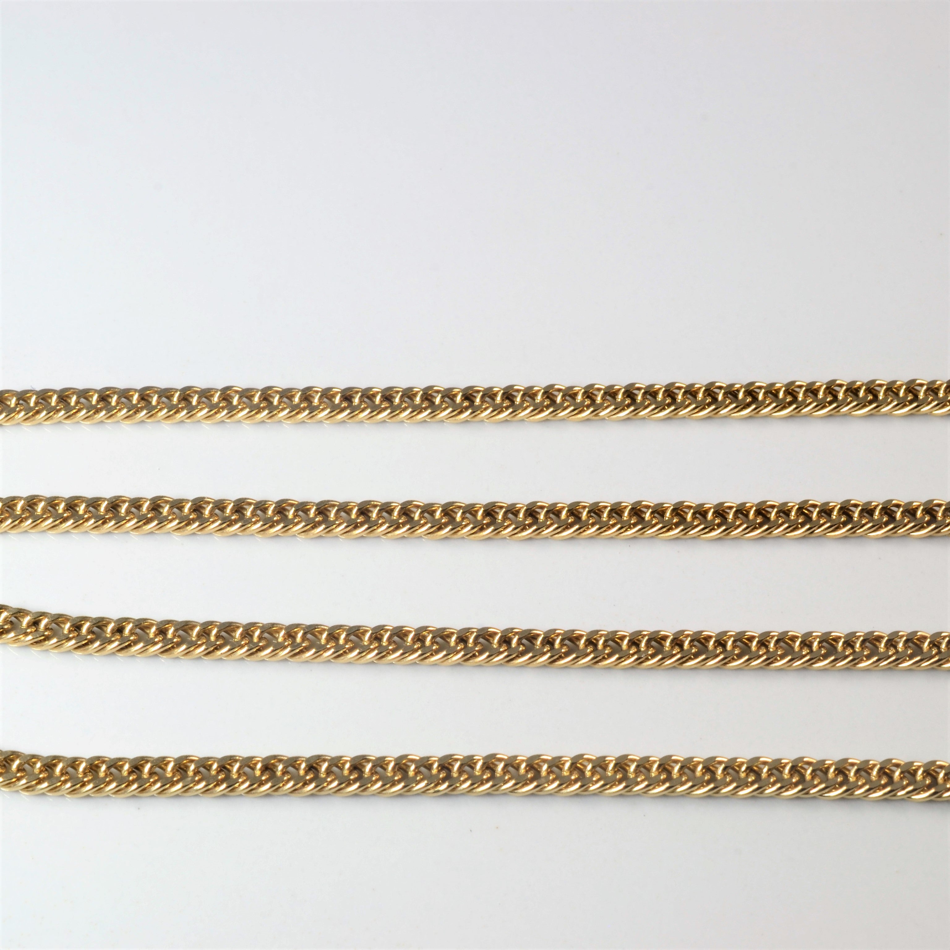 10k Yellow Gold Curb Chain | 27" |