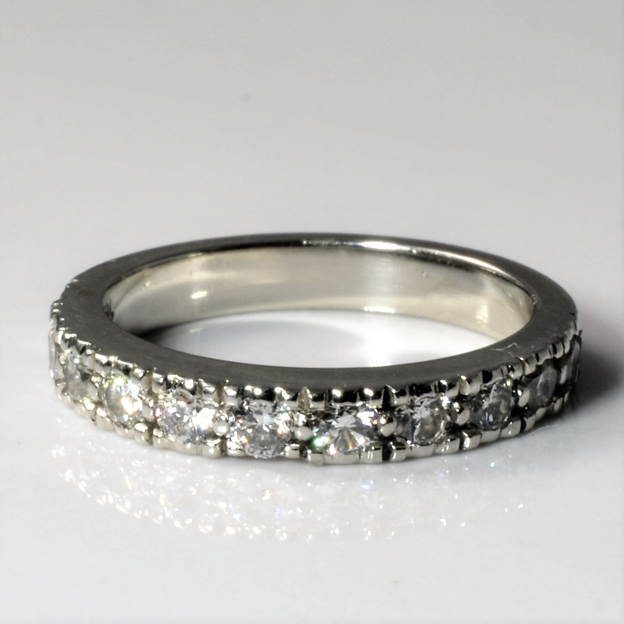 Pave Set Diamond Band | 0.39ctw | SZ 4.5 |