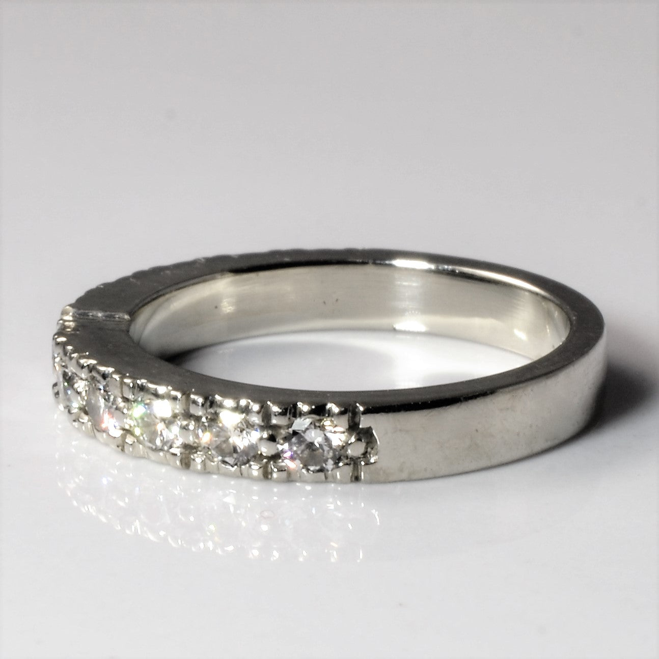 Pave Set Diamond Band | 0.39ctw | SZ 4.5 |