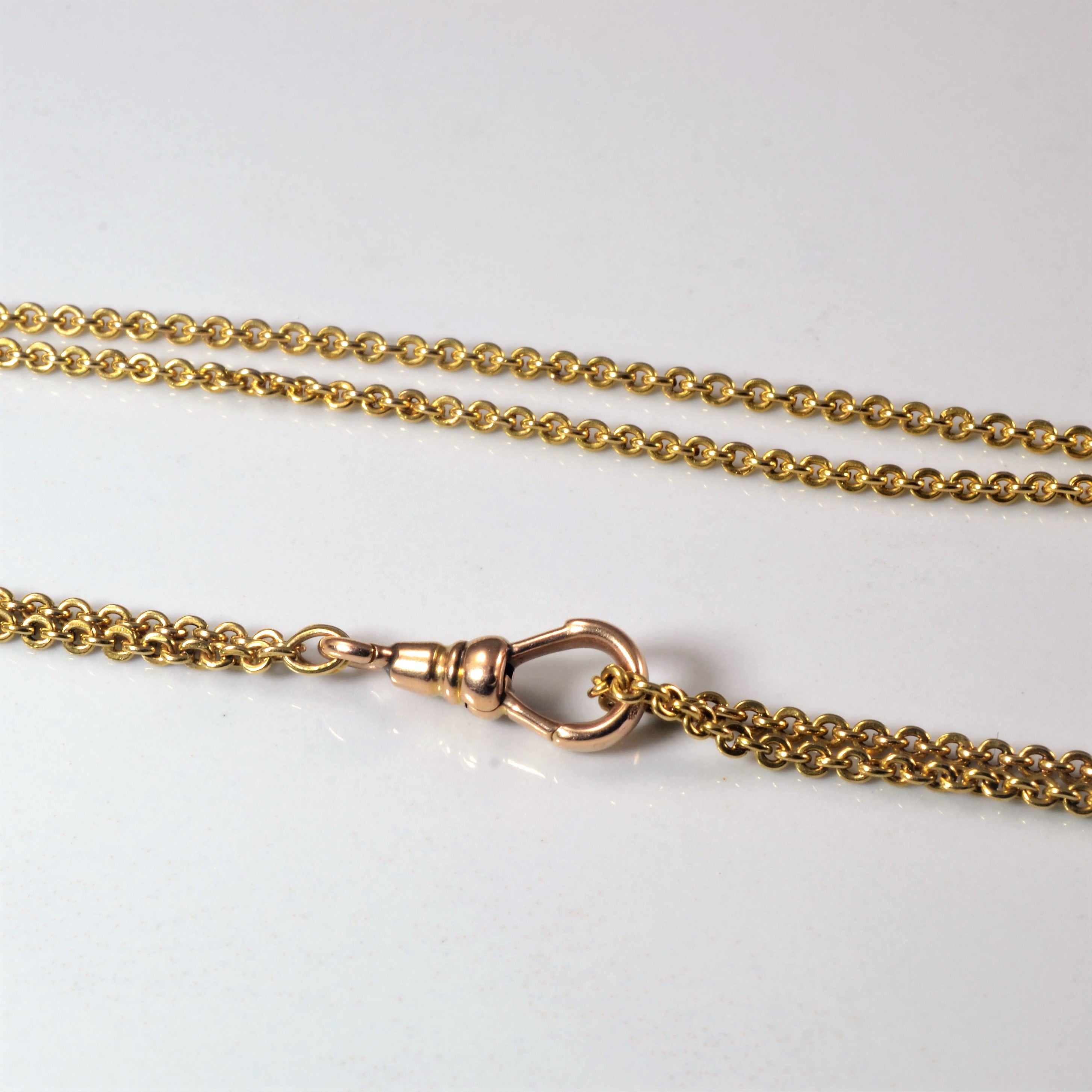 Rolo Link Double Chain with Dog Clip | 24" |