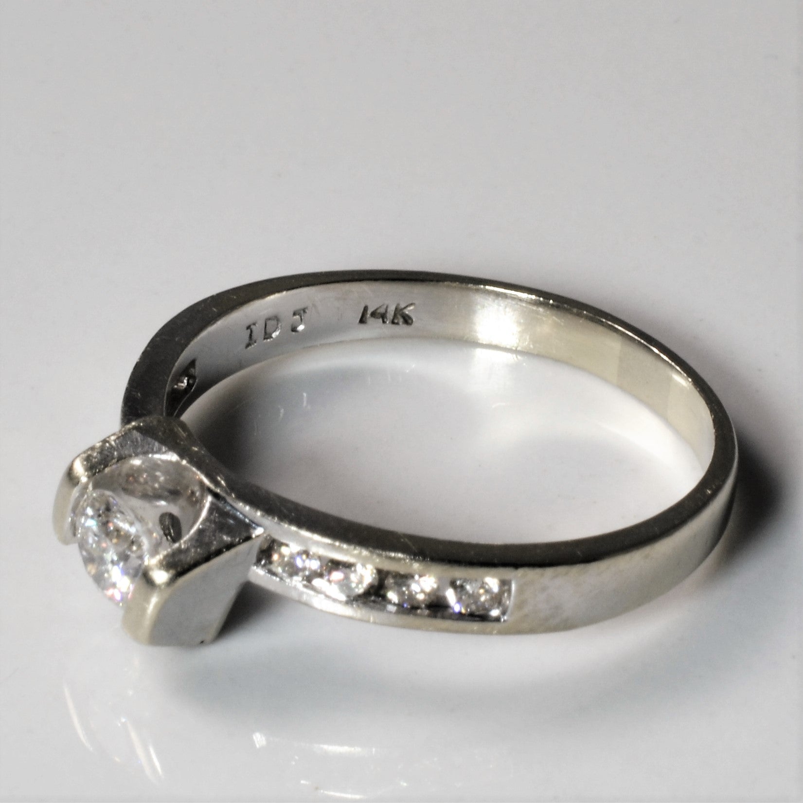 Diamond Bypass Engagement Ring | 0.49ctw | SZ 7.75 |