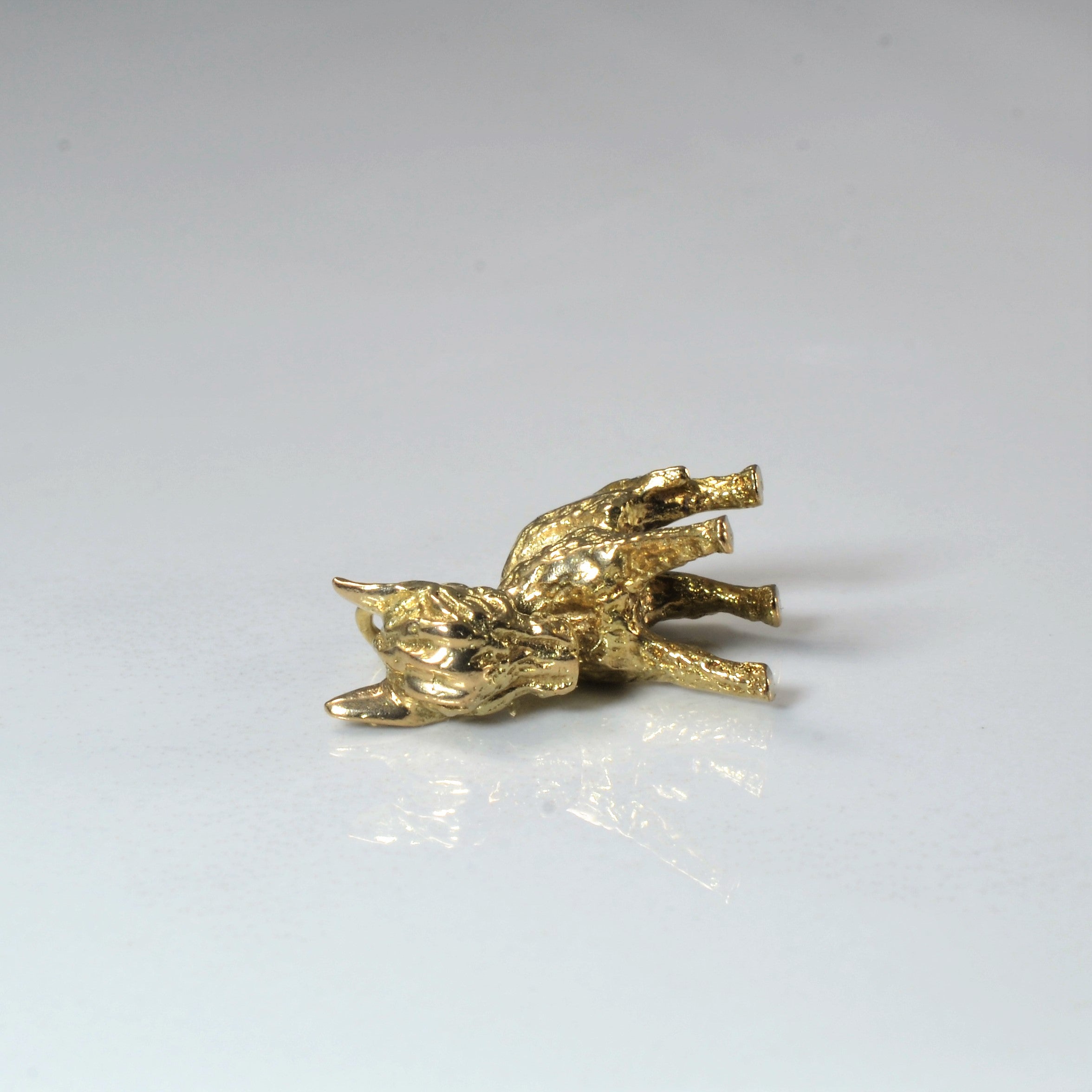Yellow Gold Donkey Pendant |
