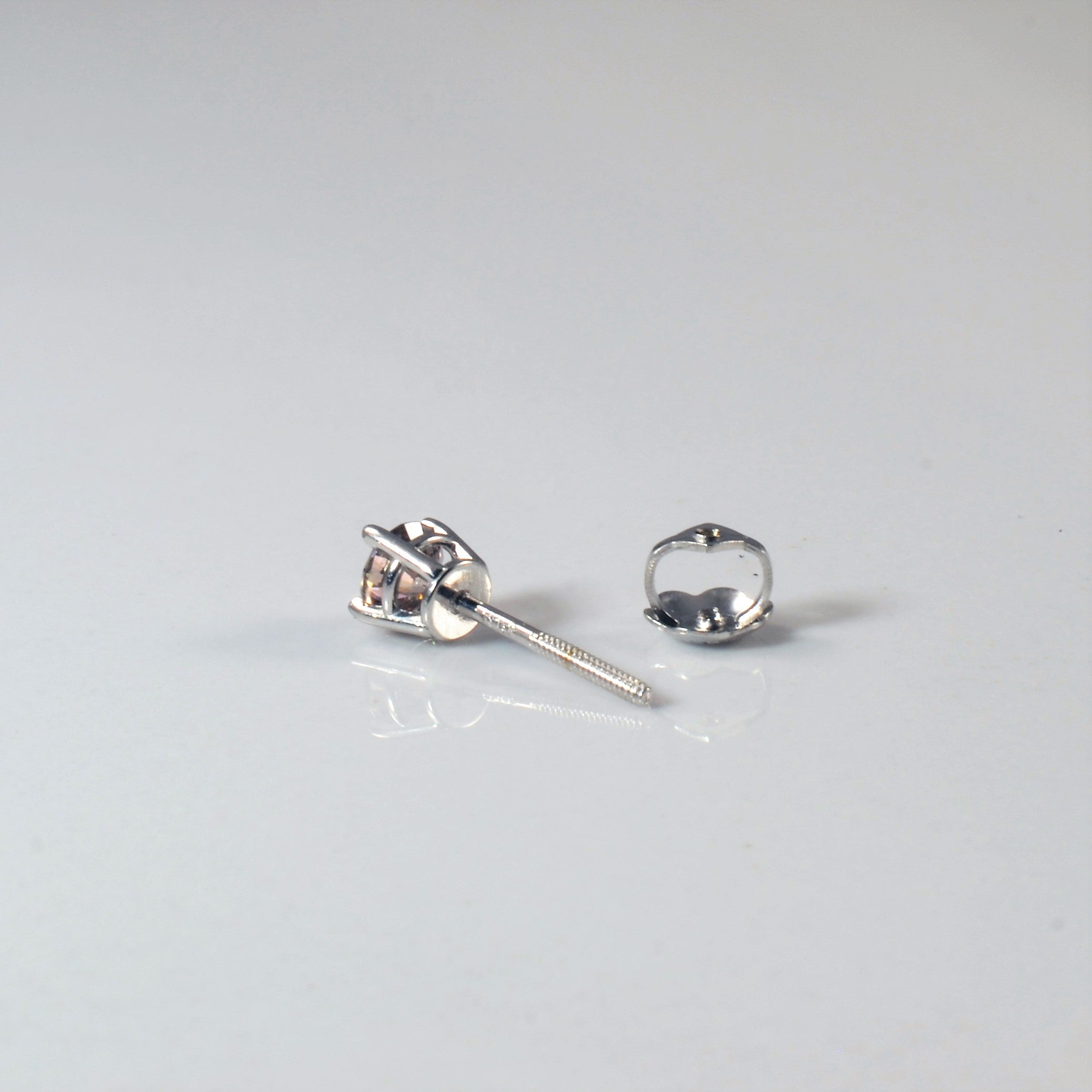 Pink Diamond Stud Earrings | 0.42ctw |