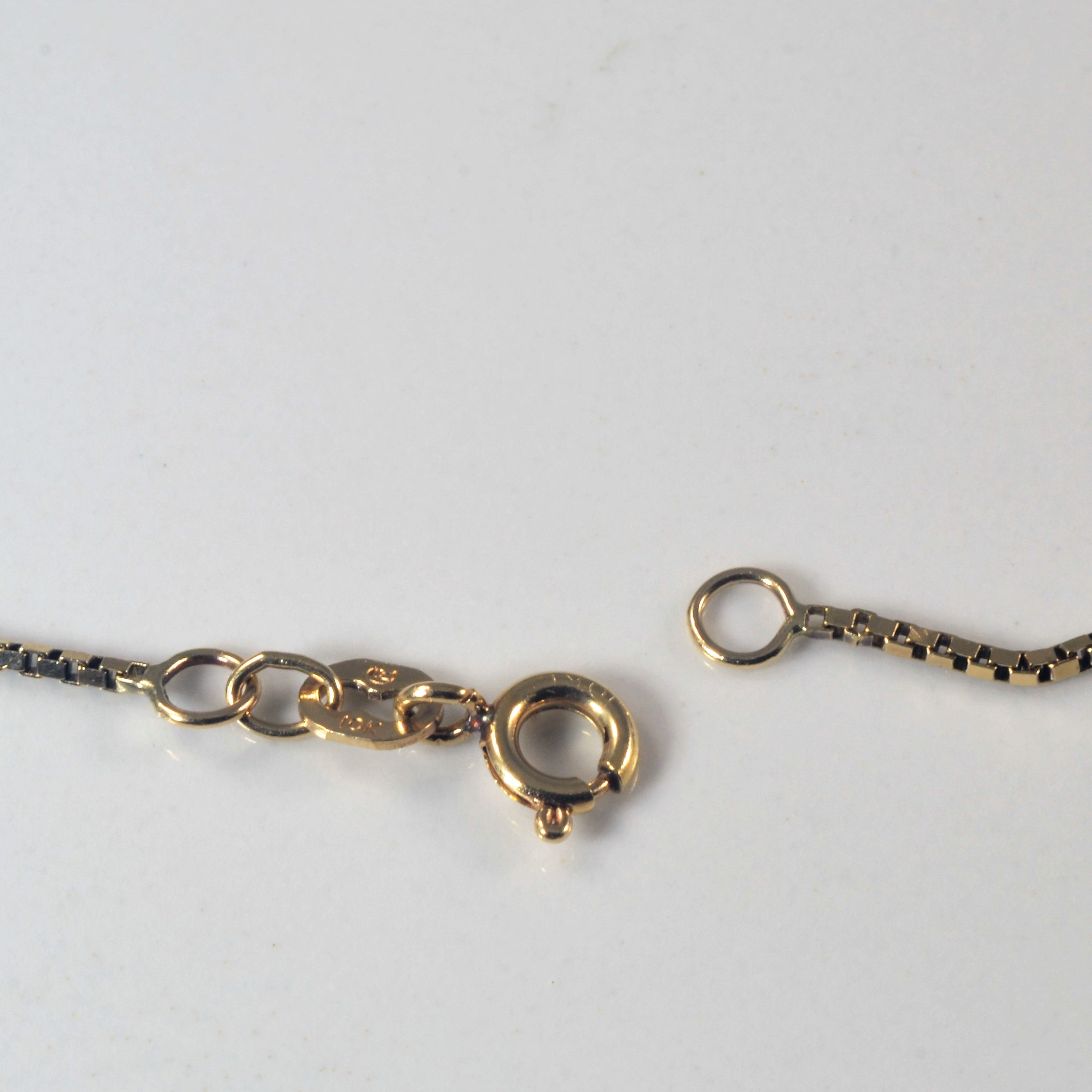 10k Yellow Gold Box Chain | 18" |