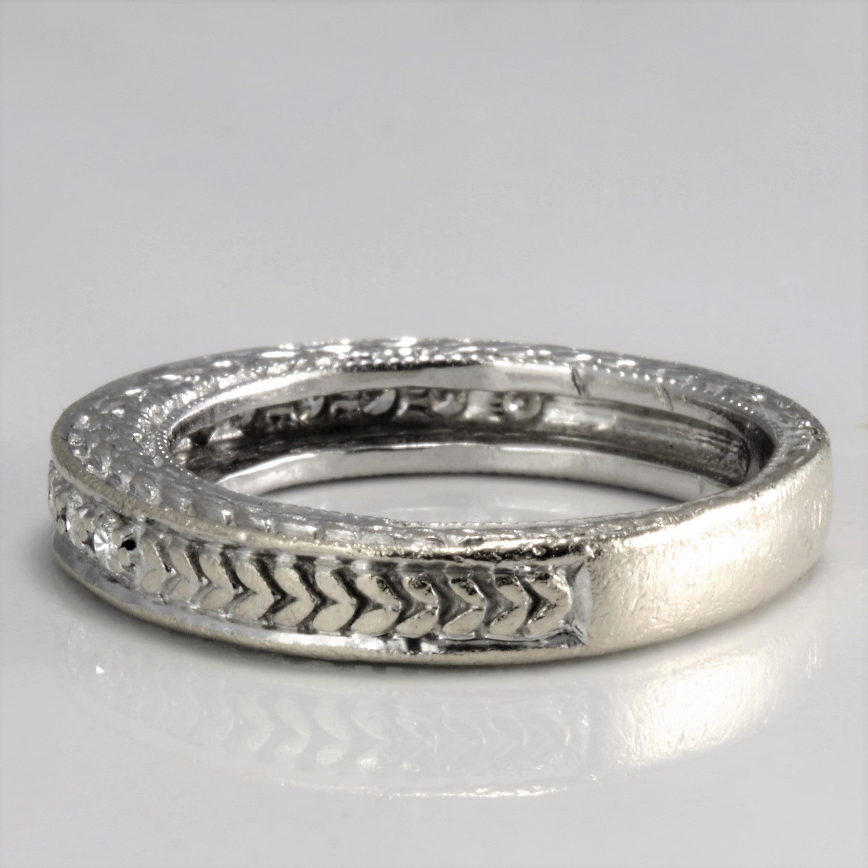 Milgrain Detailed Diamond Wedding Ring | 0.24 ctw, SZ 6.25 |