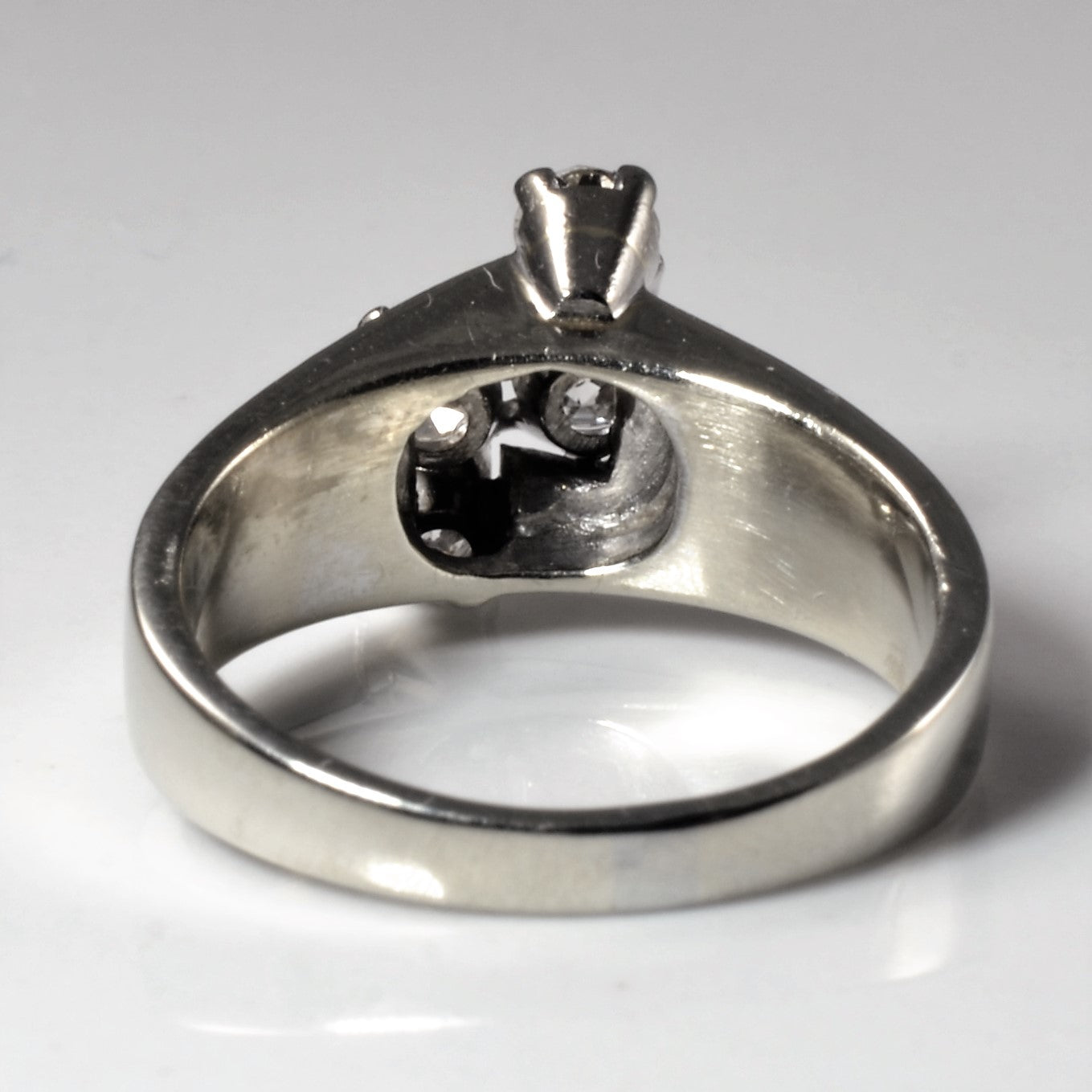 Brushed Four Stone Old European Ring | 0.56ctw | SZ 5.5 |