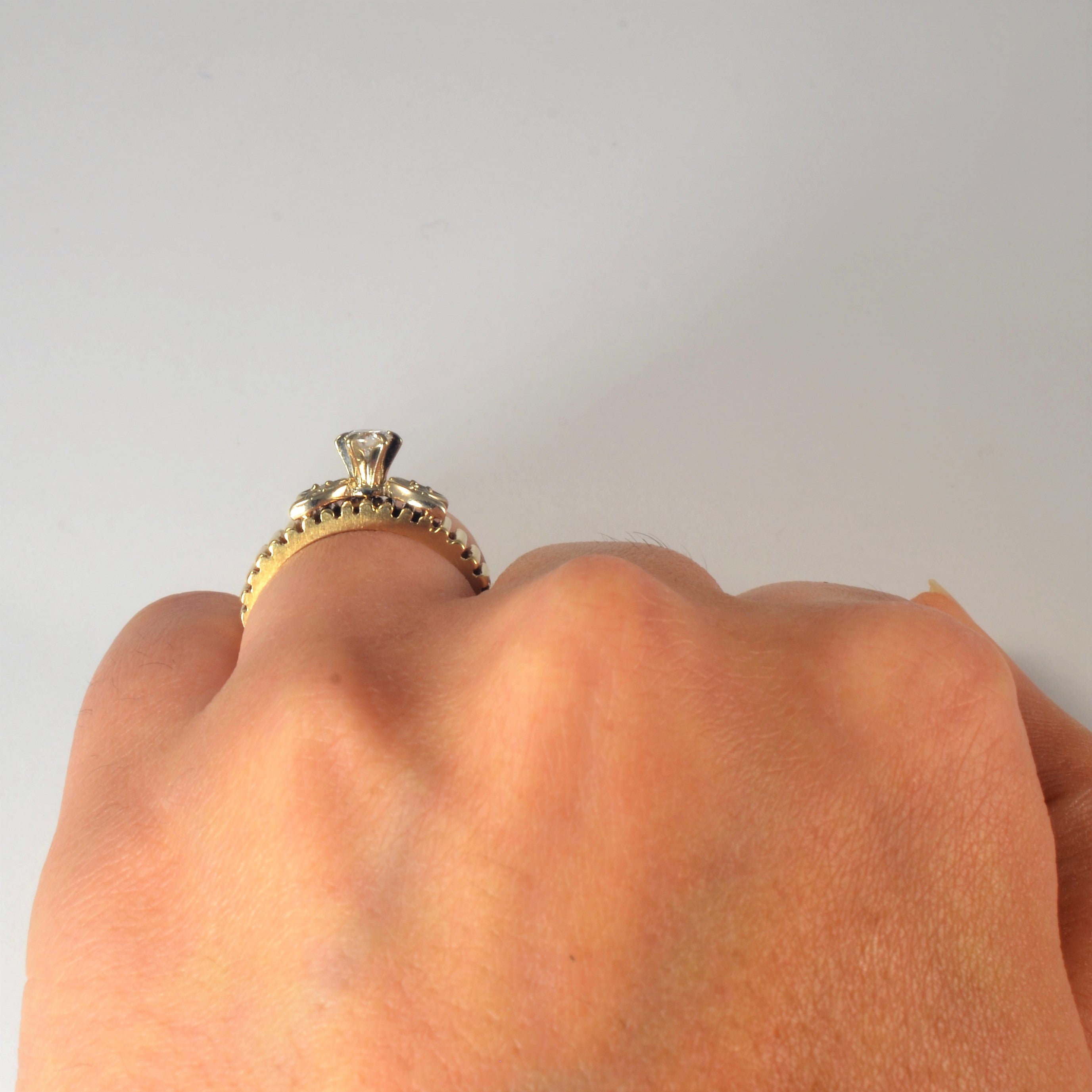 Open Work Diamond Ring | 0.24ctw | SZ 4.5 |