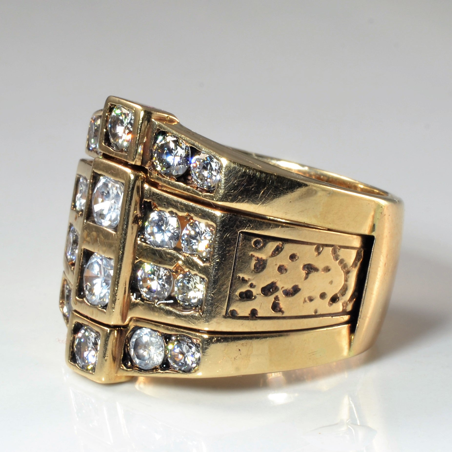 Soldered Engagement Ring & Jacket Set | 2.84ctw | SZ 9 |