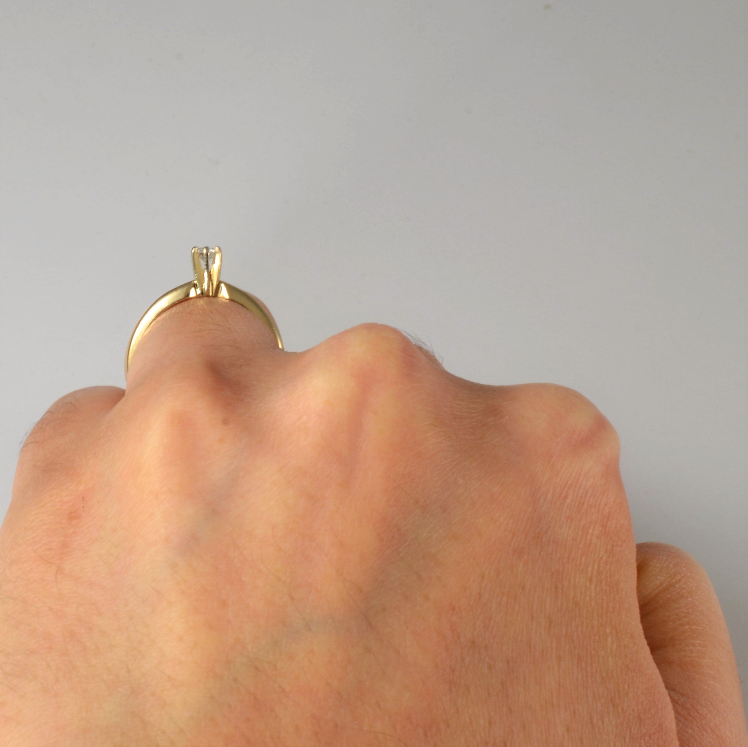 Six Prong Diamond Promise Ring | 0.08ct | SZ 5.5 |