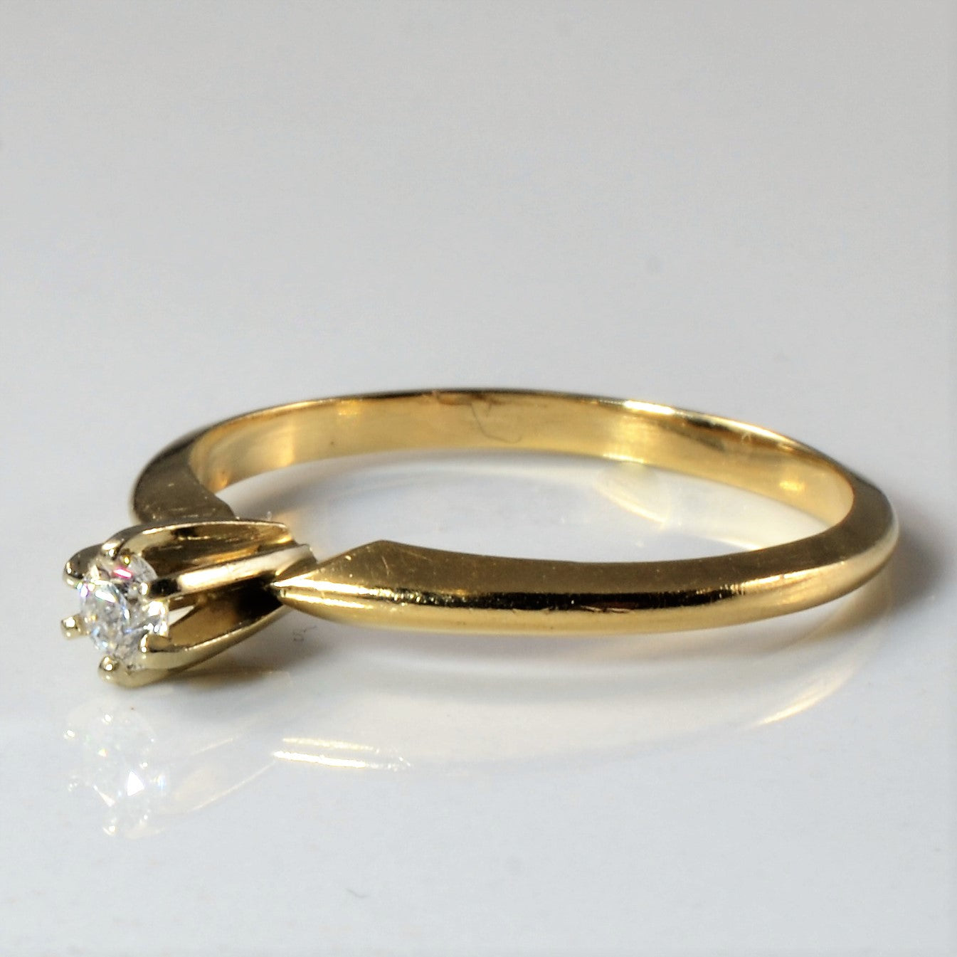Six Prong Diamond Promise Ring | 0.08ct | SZ 5.5 |