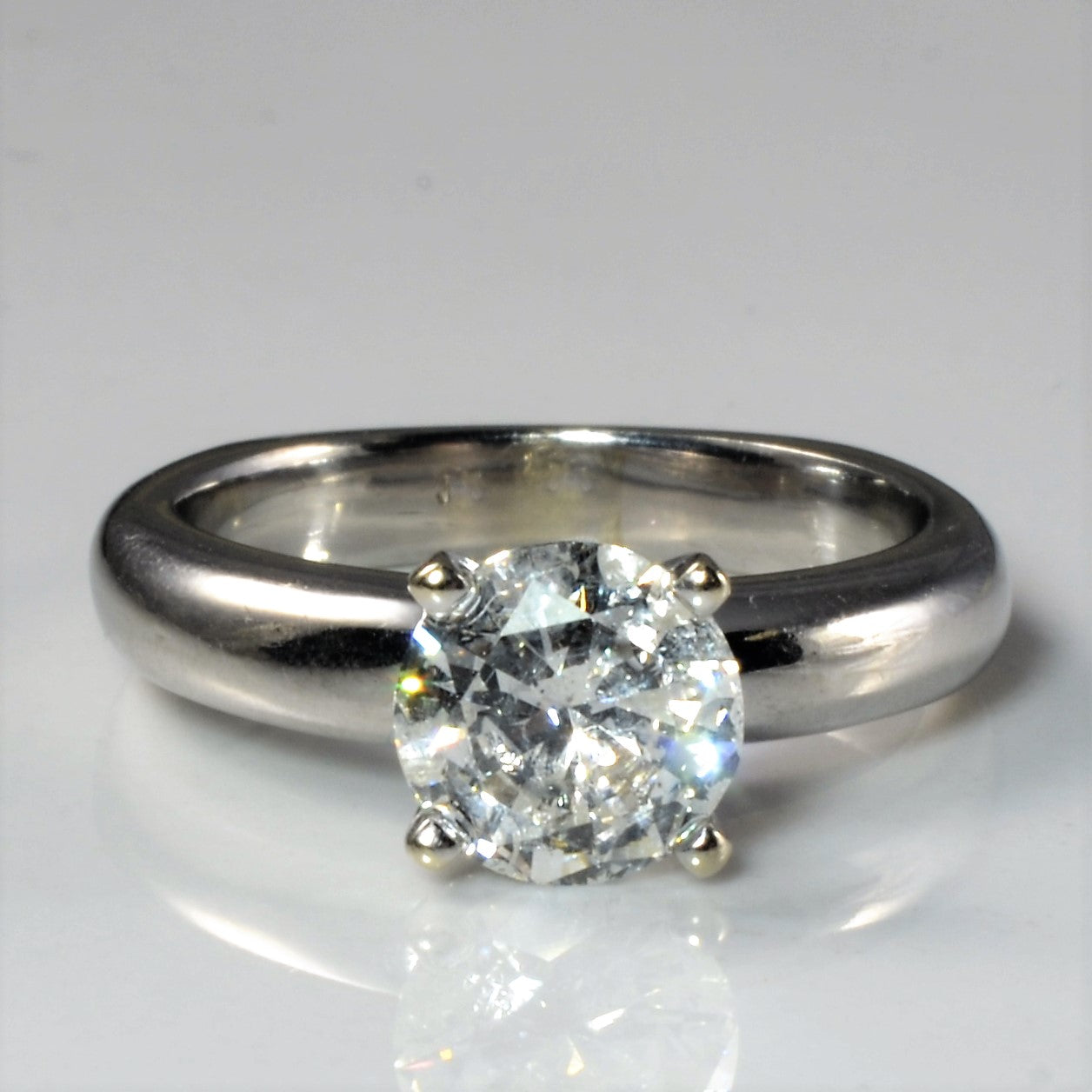 Bague de fiançailles solitaire en diamant | 1,51 ct | Taille 6,5 |