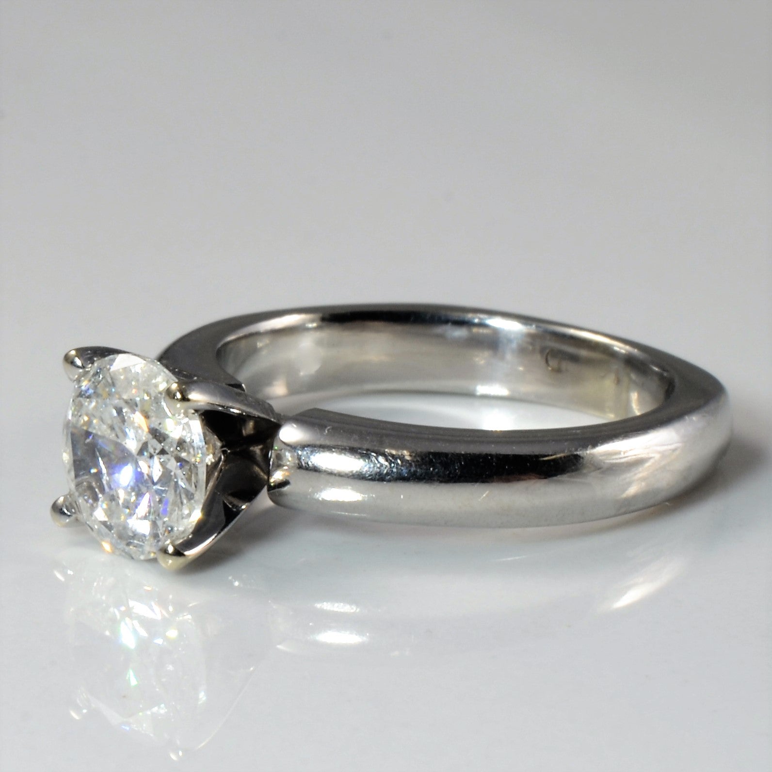 Bague de fiançailles solitaire en diamant | 1,51 ct | Taille 6,5 |