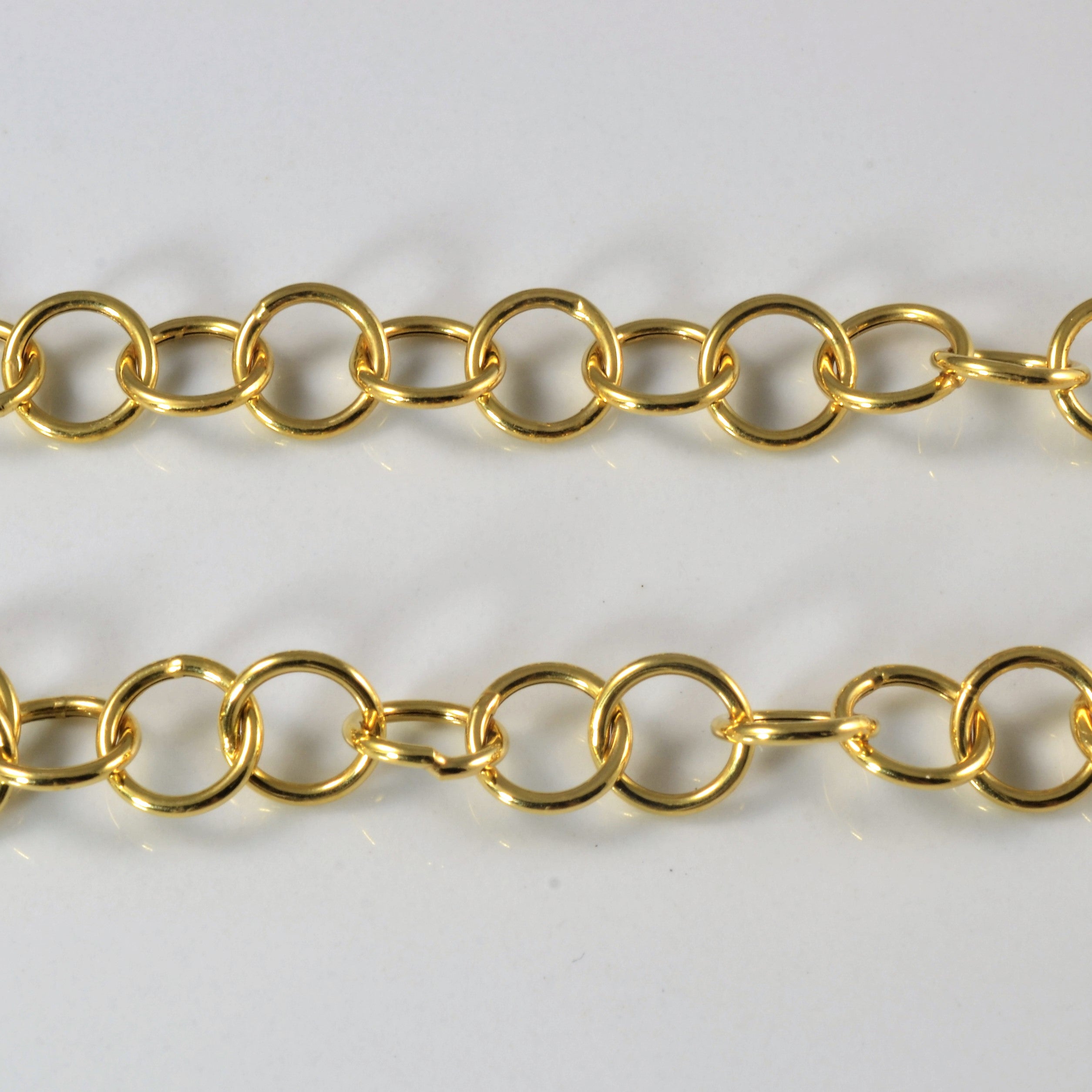 Layered Gold Textured Necklace | 17" |
