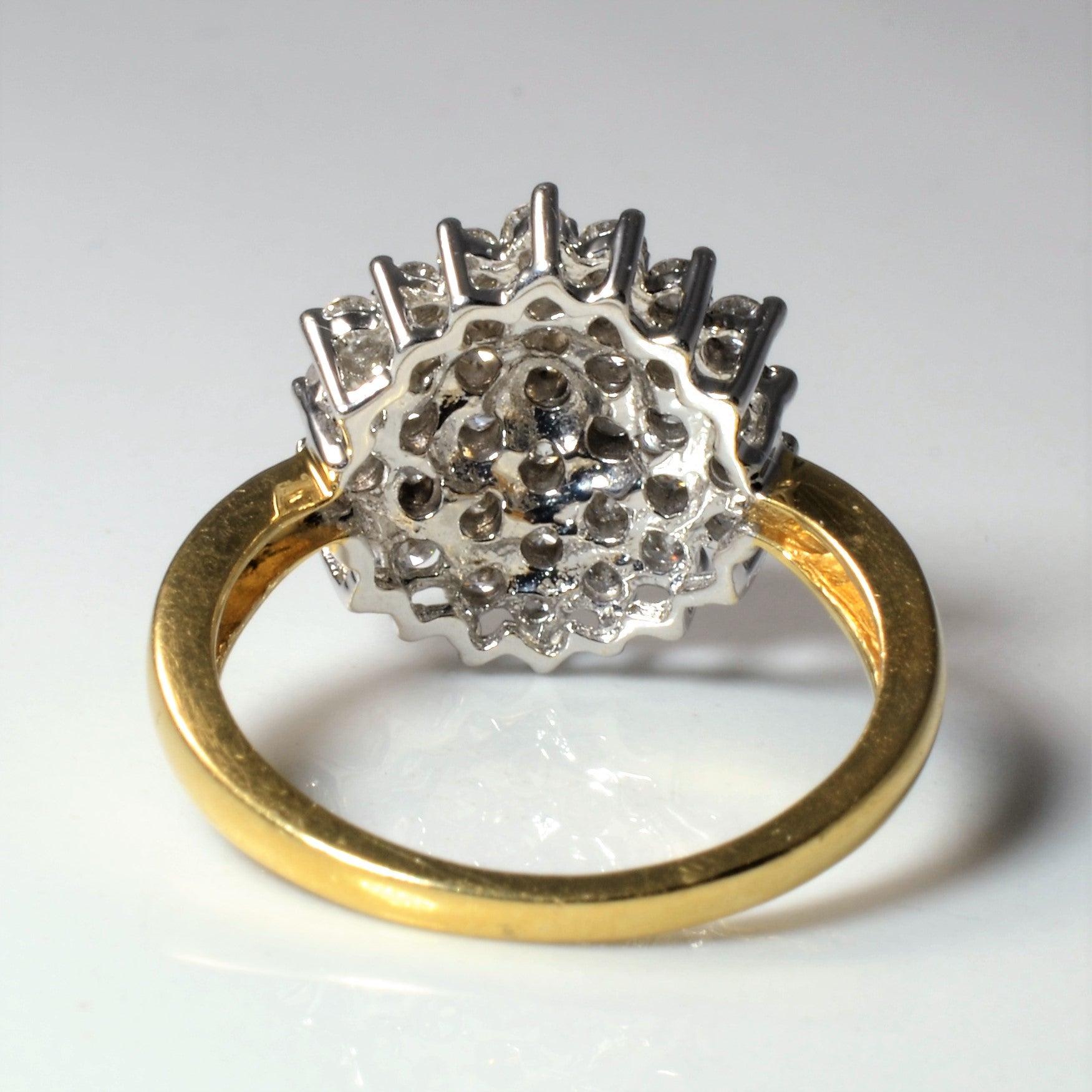 Diamond Cluster Cocktail Ring | 1.00ctw | SZ 6.5 |