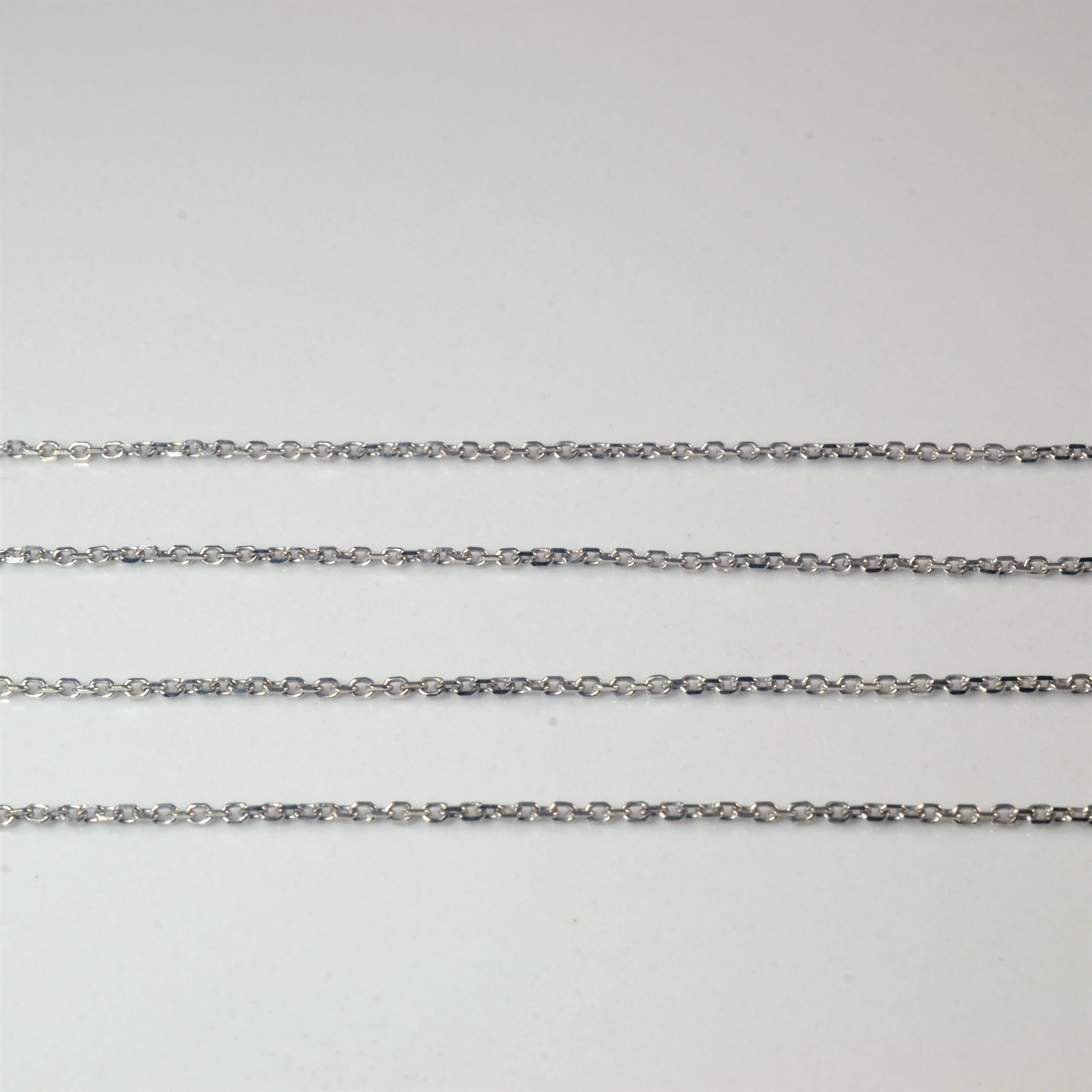 Hawaiian Diamond Flip Flop Necklace | 0.07ctw | 18" |