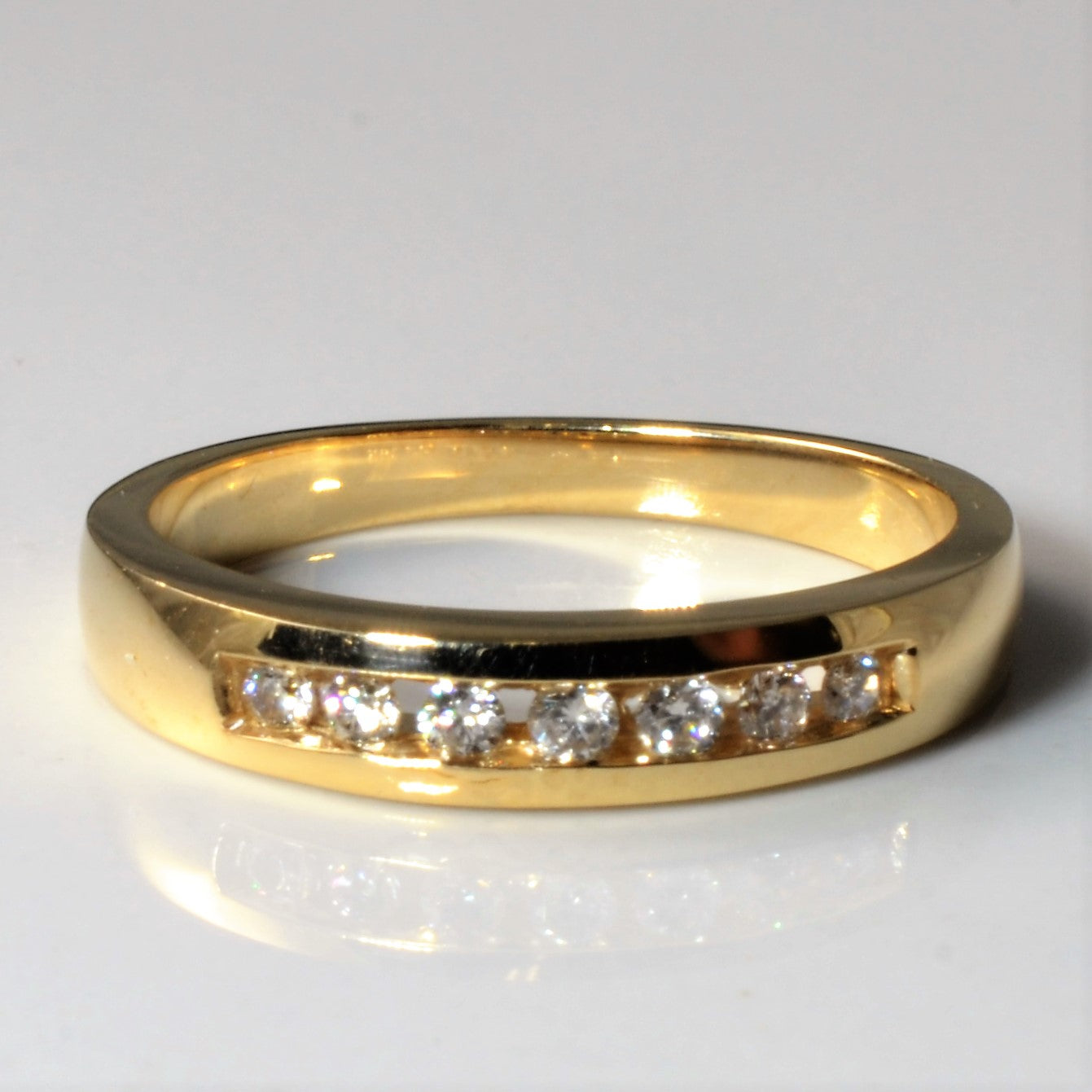 Channel Set Diamond Band | 0.18ctw | SZ 6.25 |