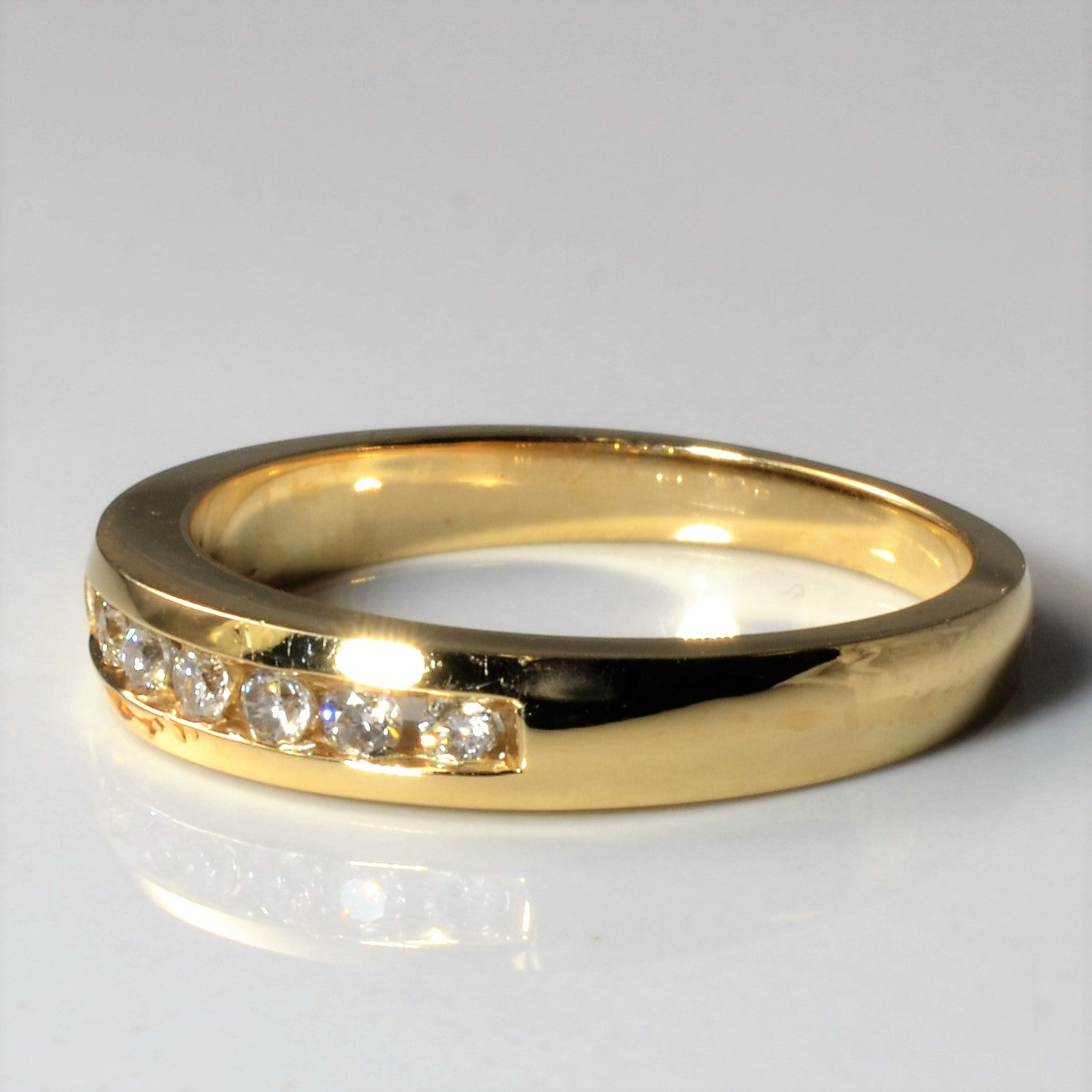 Channel Set Diamond Band | 0.18ctw | SZ 6.25 |