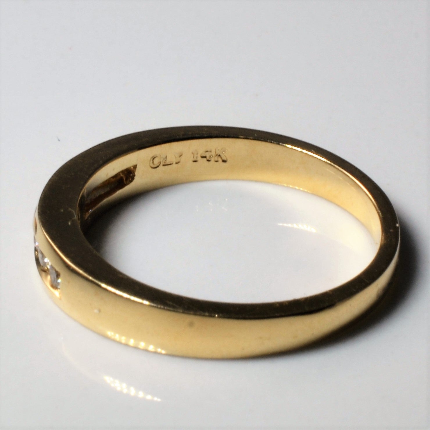 Channel Set Diamond Band | 0.18ctw | SZ 6.25 |