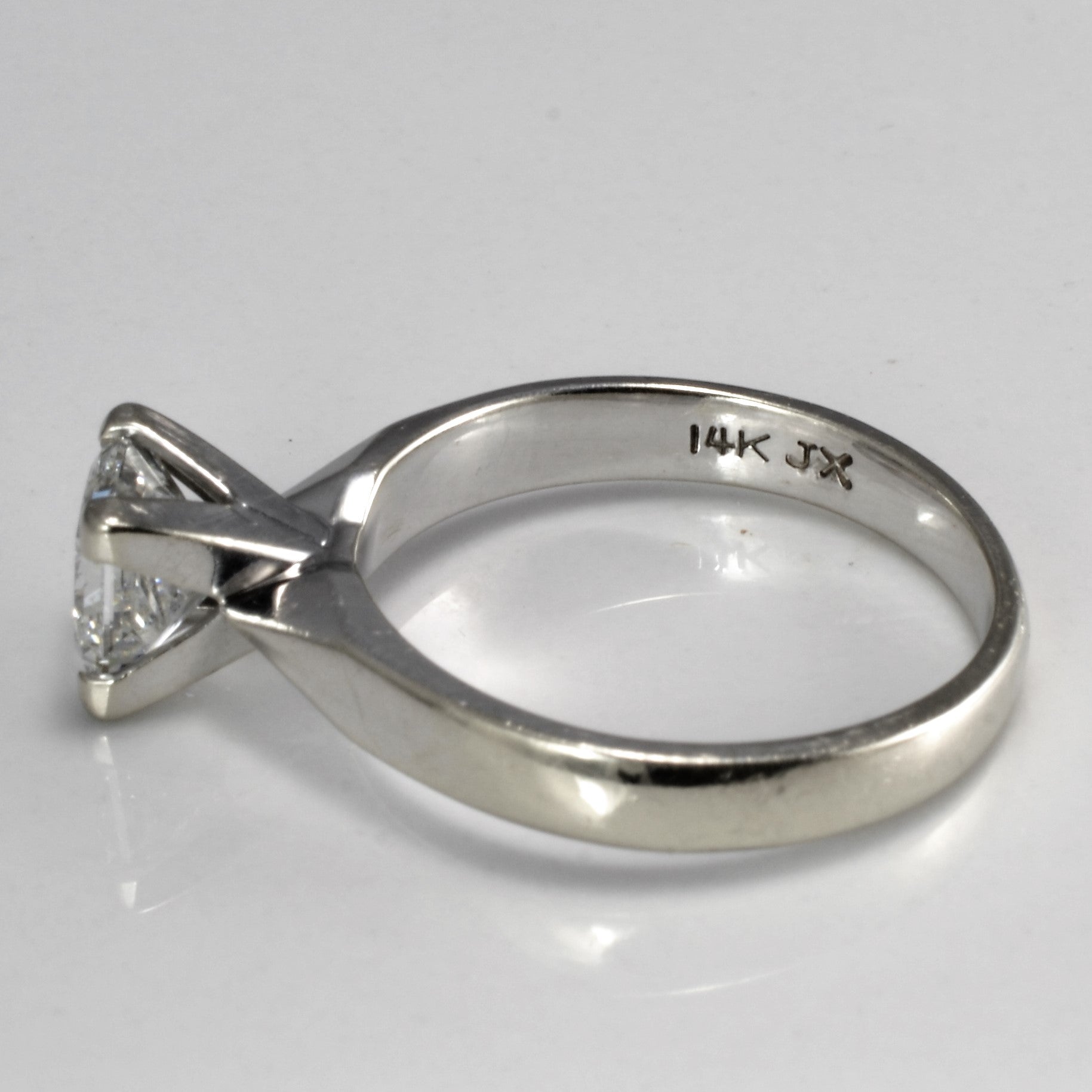 Solitaire Princess GIA Diamond Ring | 1.01 ct, SZ 6.25 | VS1, H |