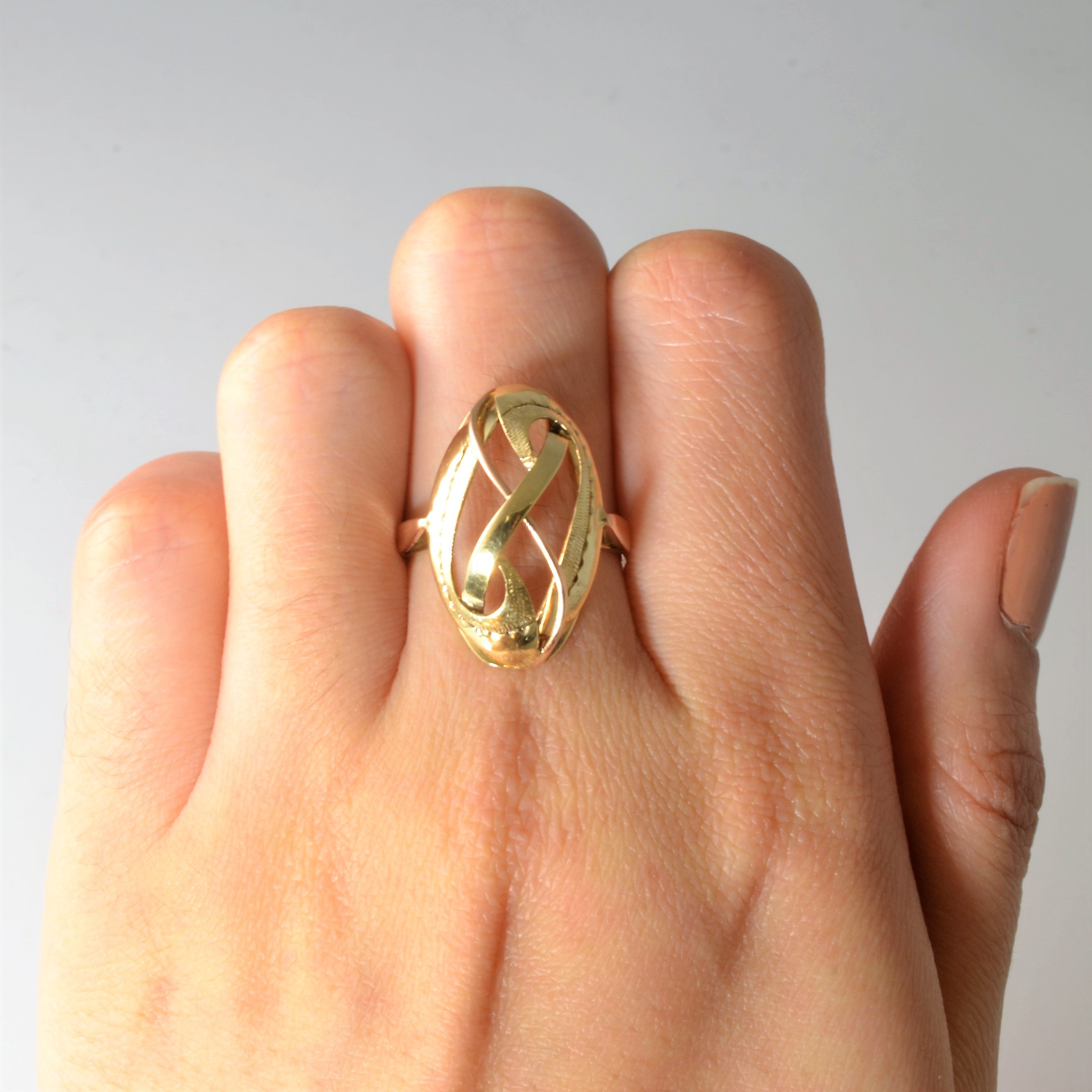 Bypass Pattern Dome Ring | SZ 7.5 |