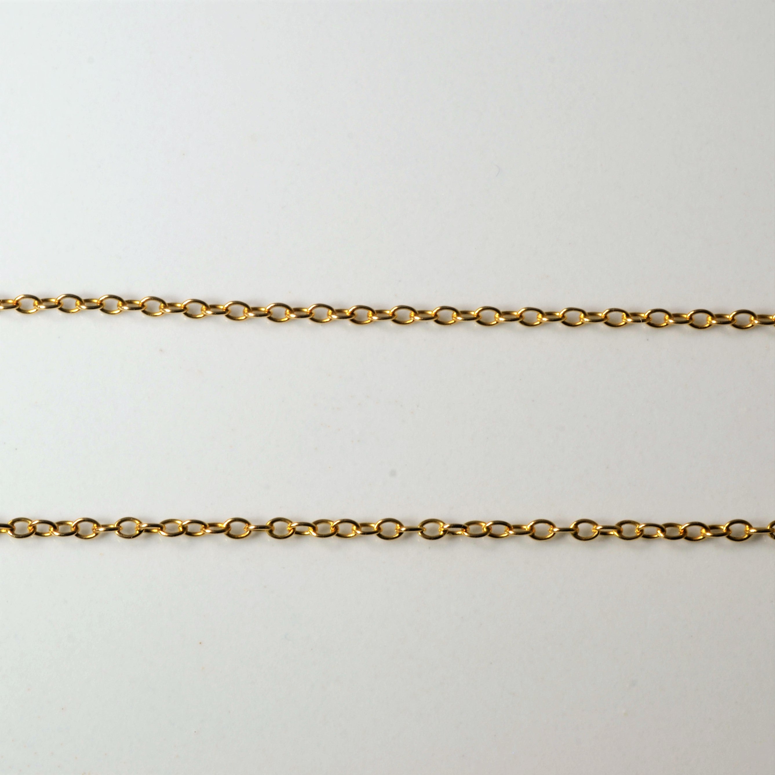 Victorian Fleur de Lis Seed Pearl Necklace | 16" |