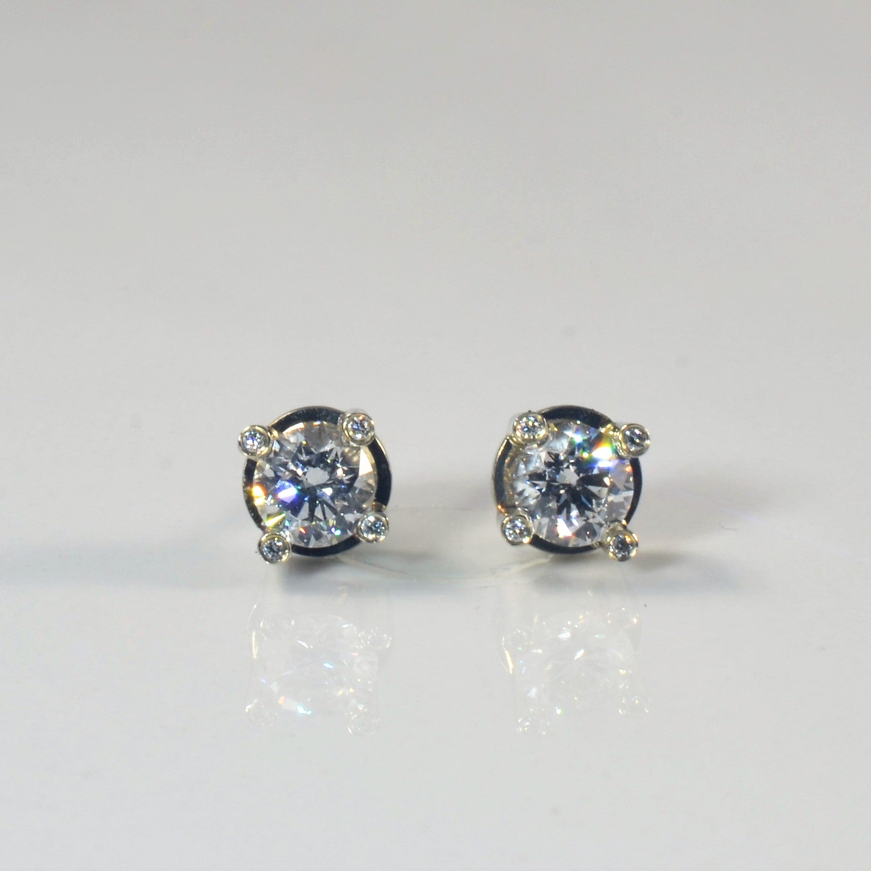 GIA Certified Diamond Stud Earrings | 1.04ctw |