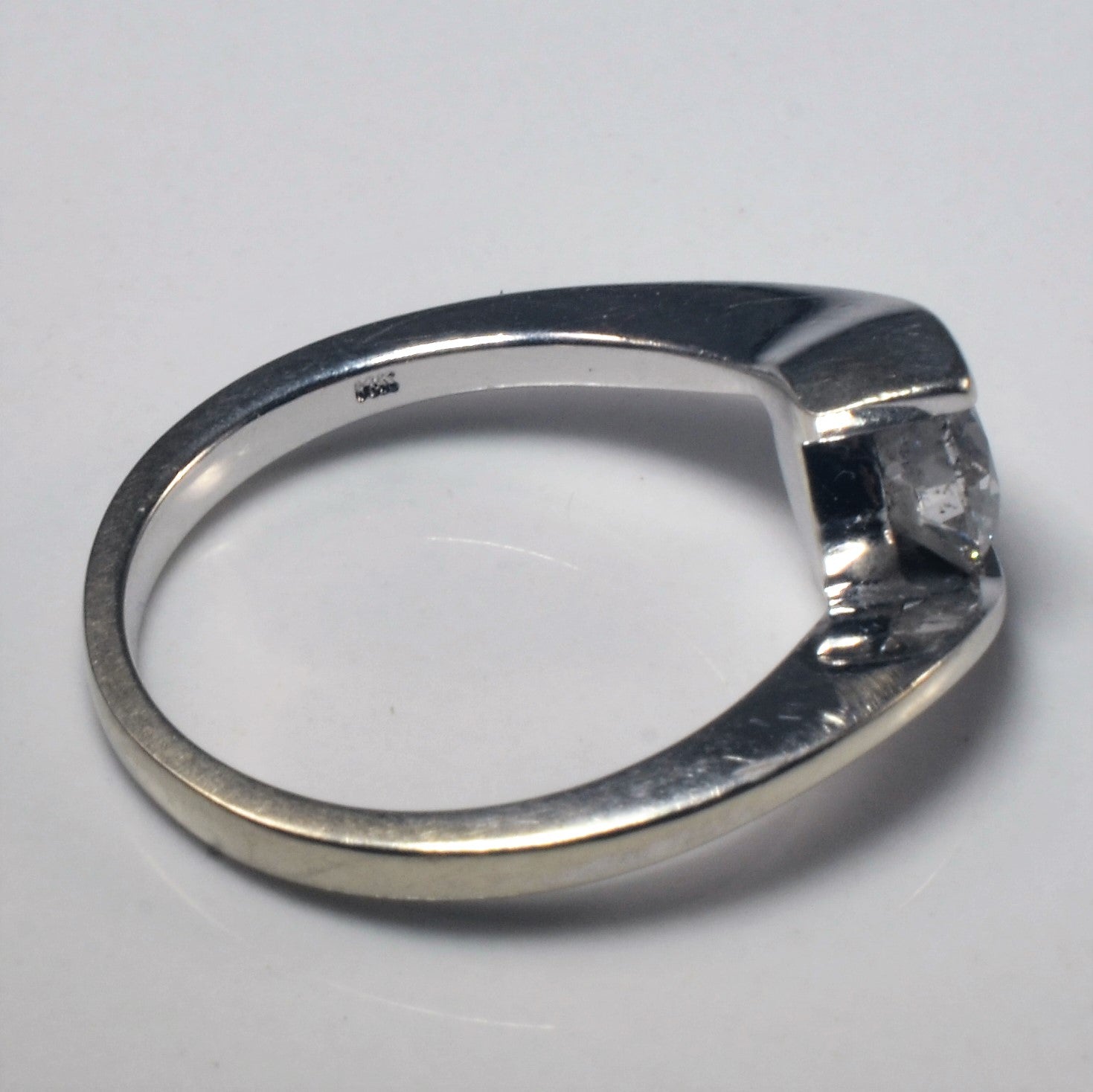Bypass Diamond Engagement Ring | 0.68ct | SZ 6.75 |