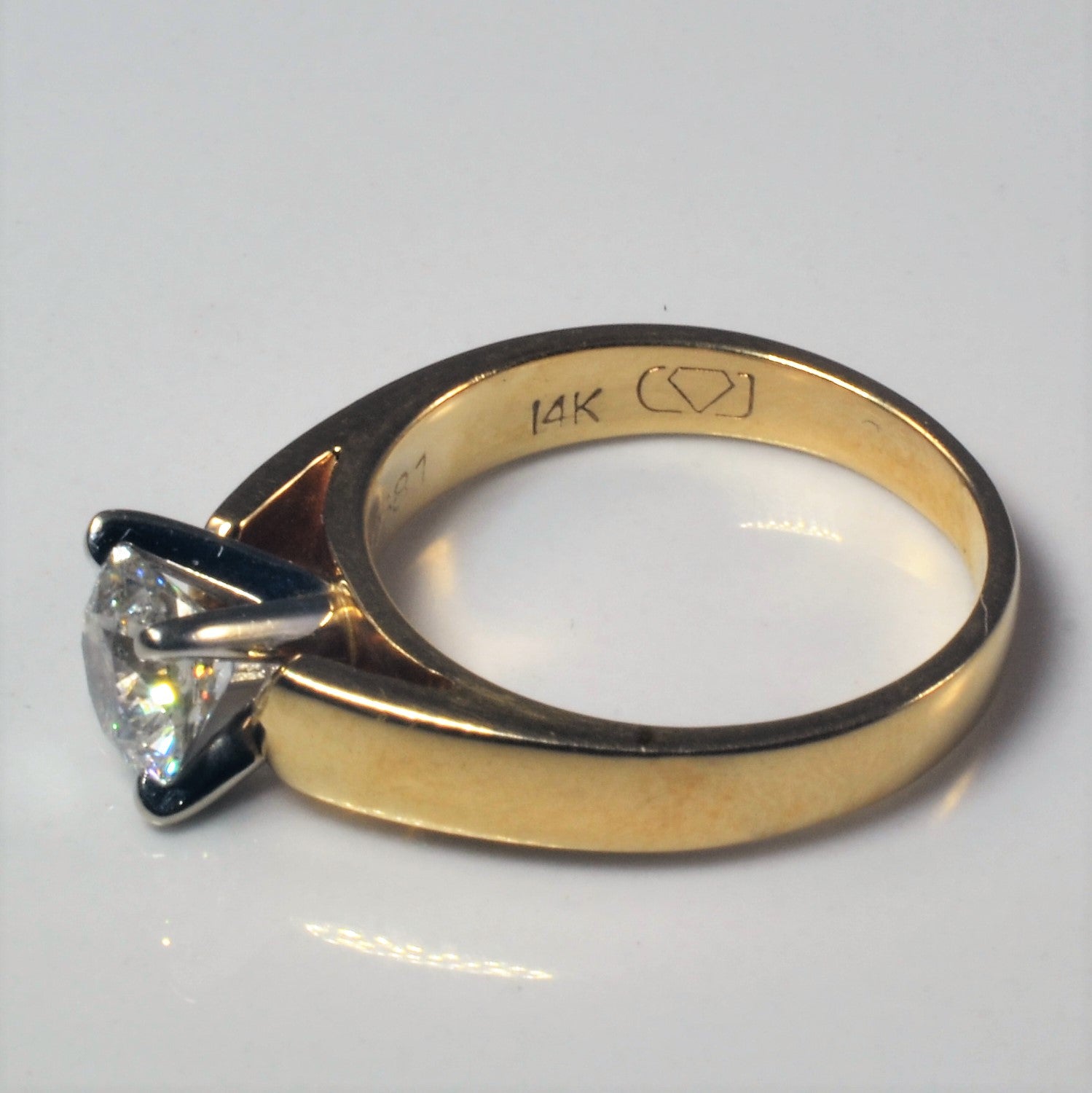 Canadian Solitaire Diamond Engagement Ring | 1.00ct | SZ 5.75 |