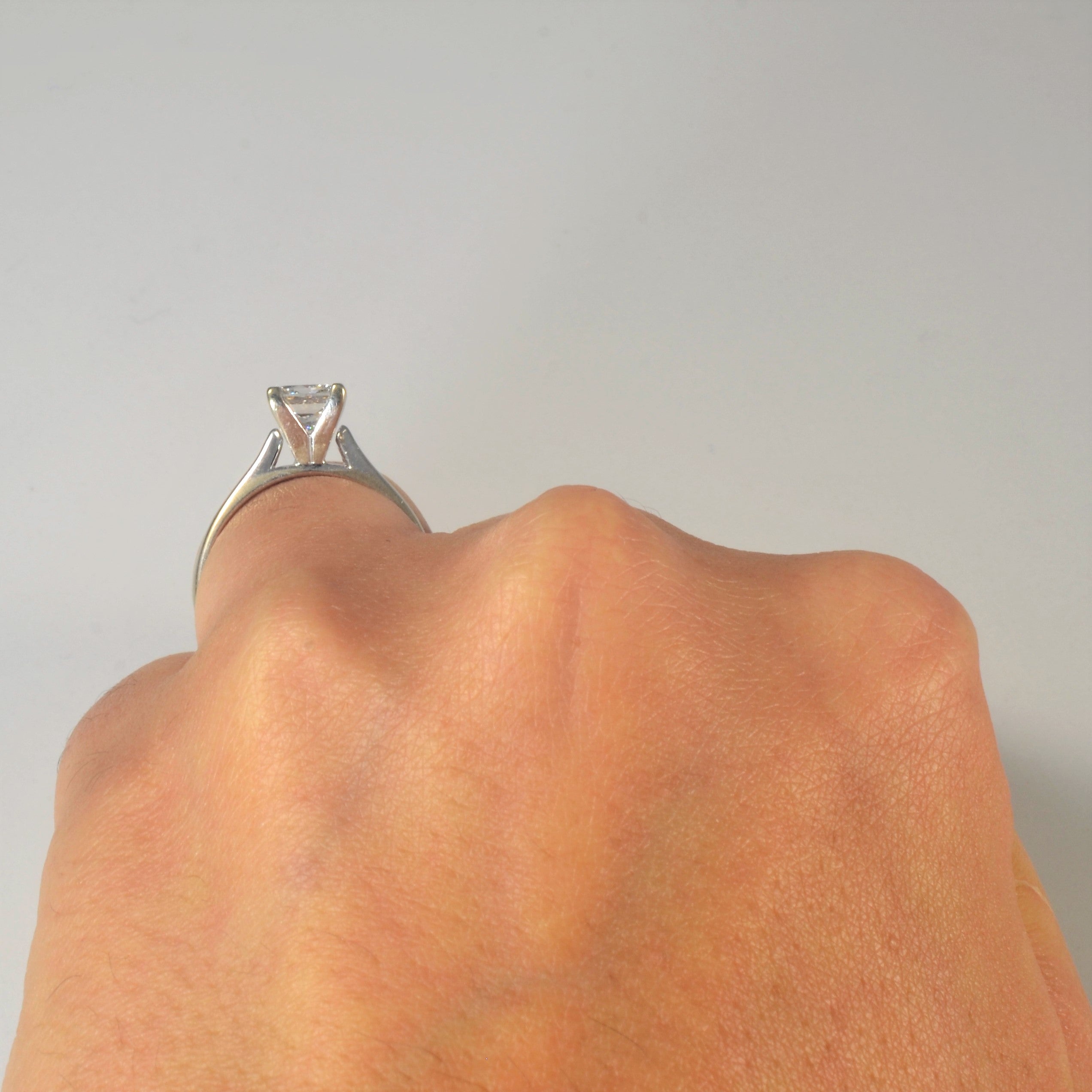 Princess Solitaire Diamond Engagement Ring | 0.91ct | SZ 5.75 |