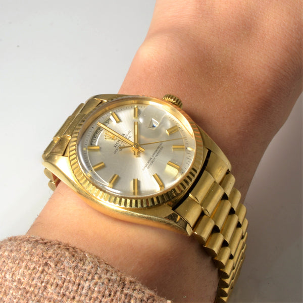 Rolex' Solid Gold Day Date Watch |