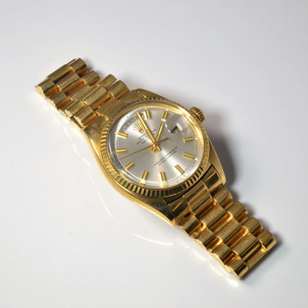 Rolex' Solid Gold Day Date Watch |