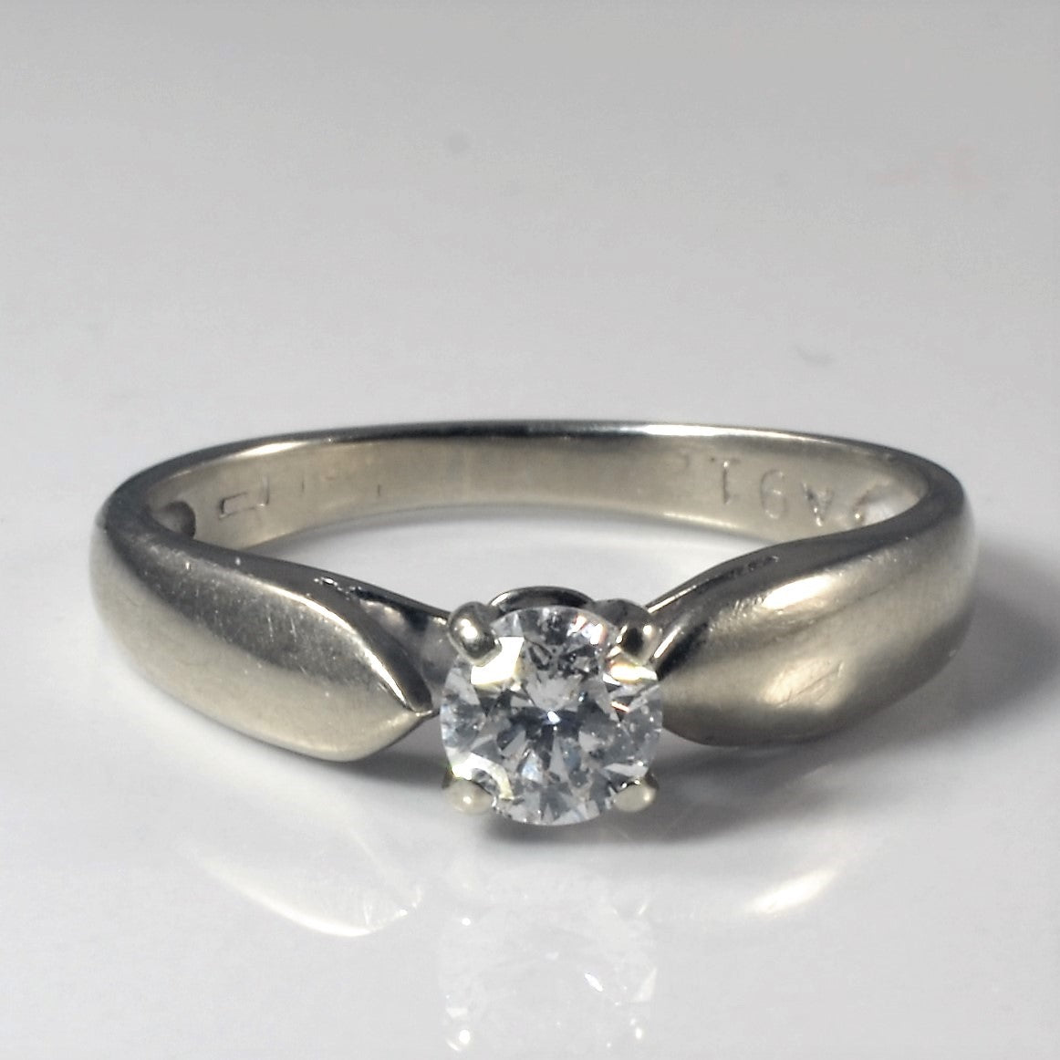 Tapered Solitaire Diamond Ring | 0.29ct | SZ 5.5 |