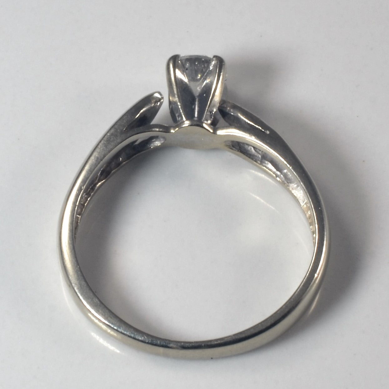 Tapered Solitaire Diamond Ring | 0.29ct | SZ 5.5 |