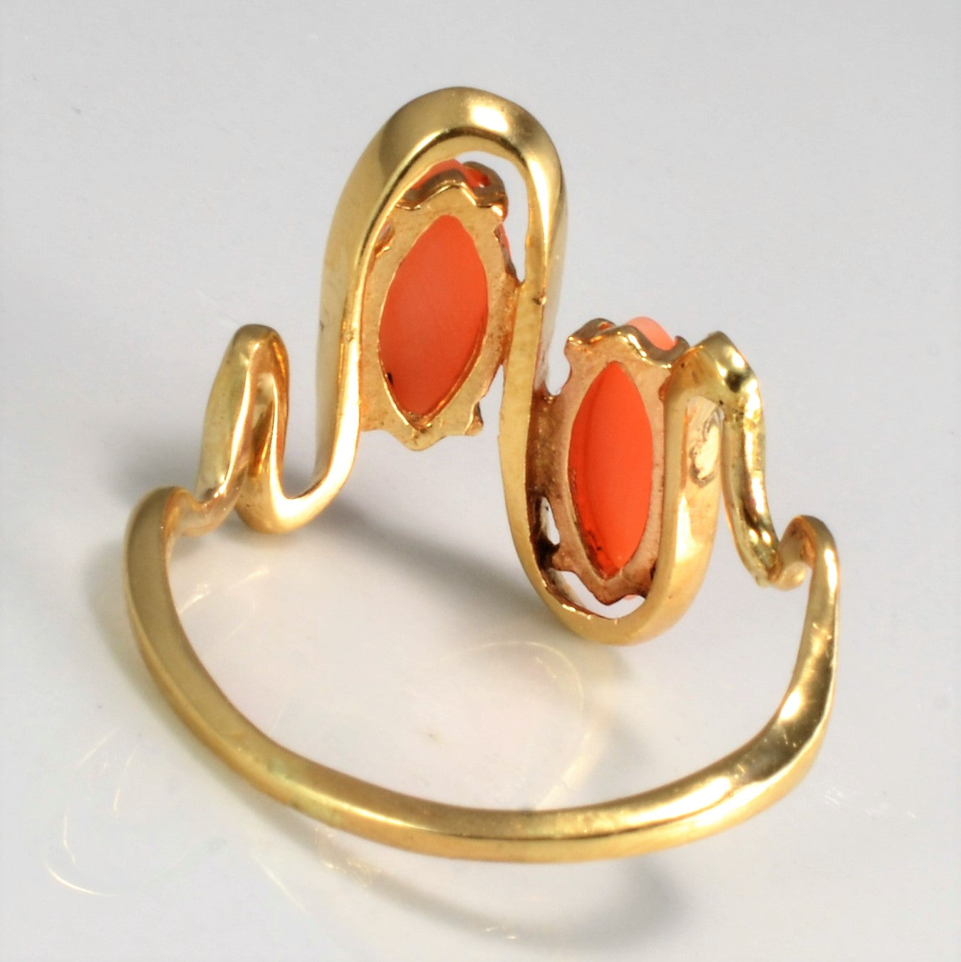 Textured Coral Ring | SZ 8.5 |