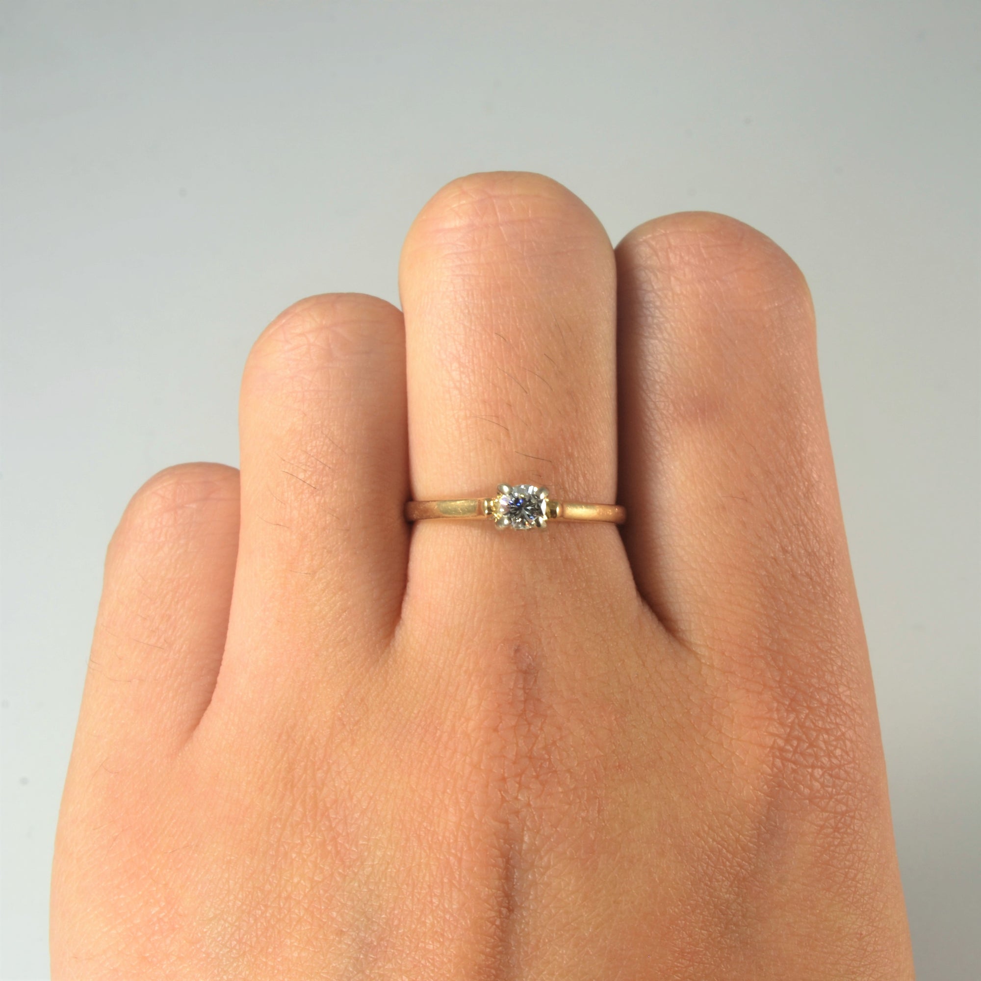 Solitaire Diamond Ring | 0.17ct | SZ 6.5 |