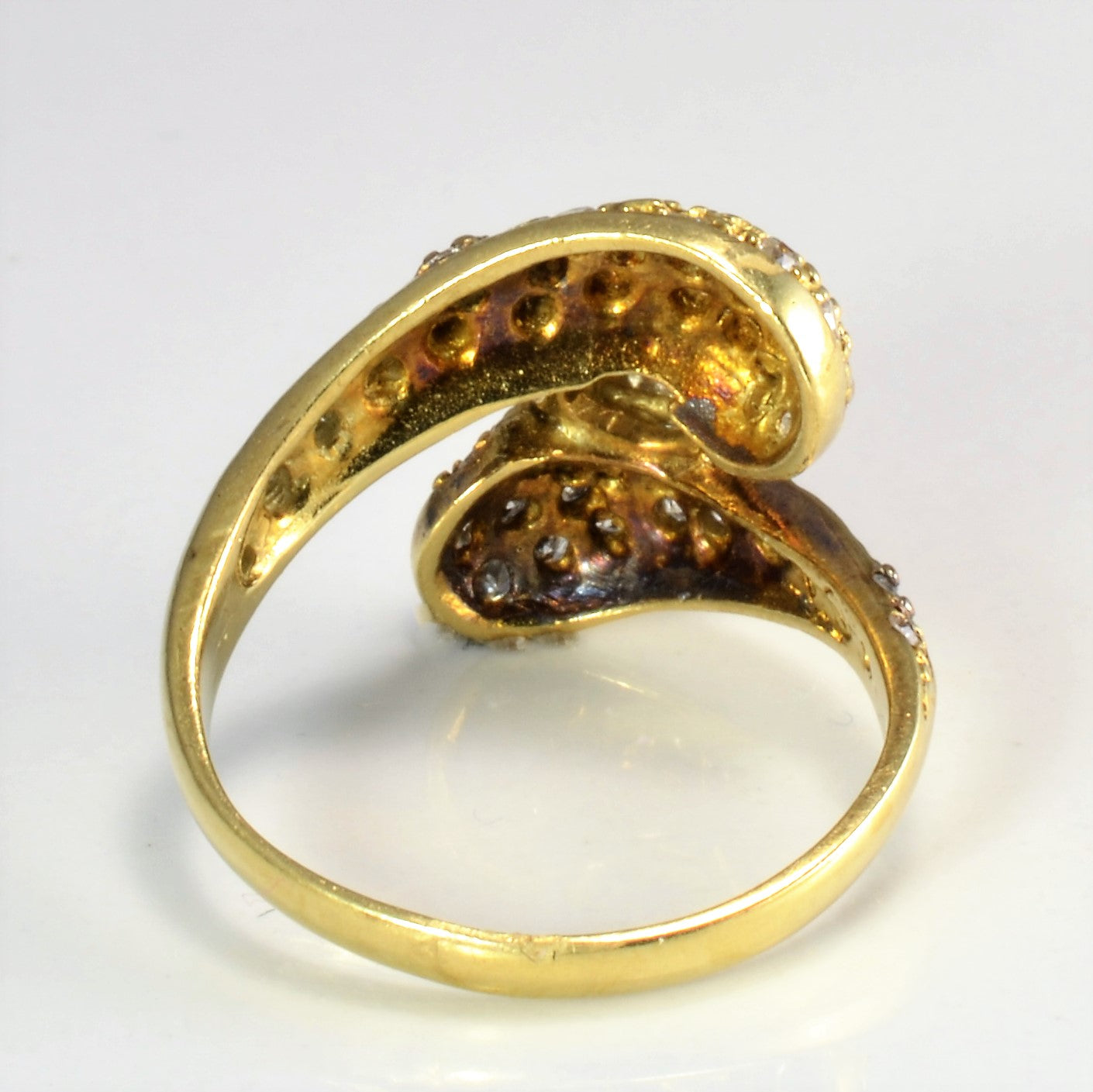 Cluster Diamond Bypass Ring | 0.30 ctw, SZ 5.75 |