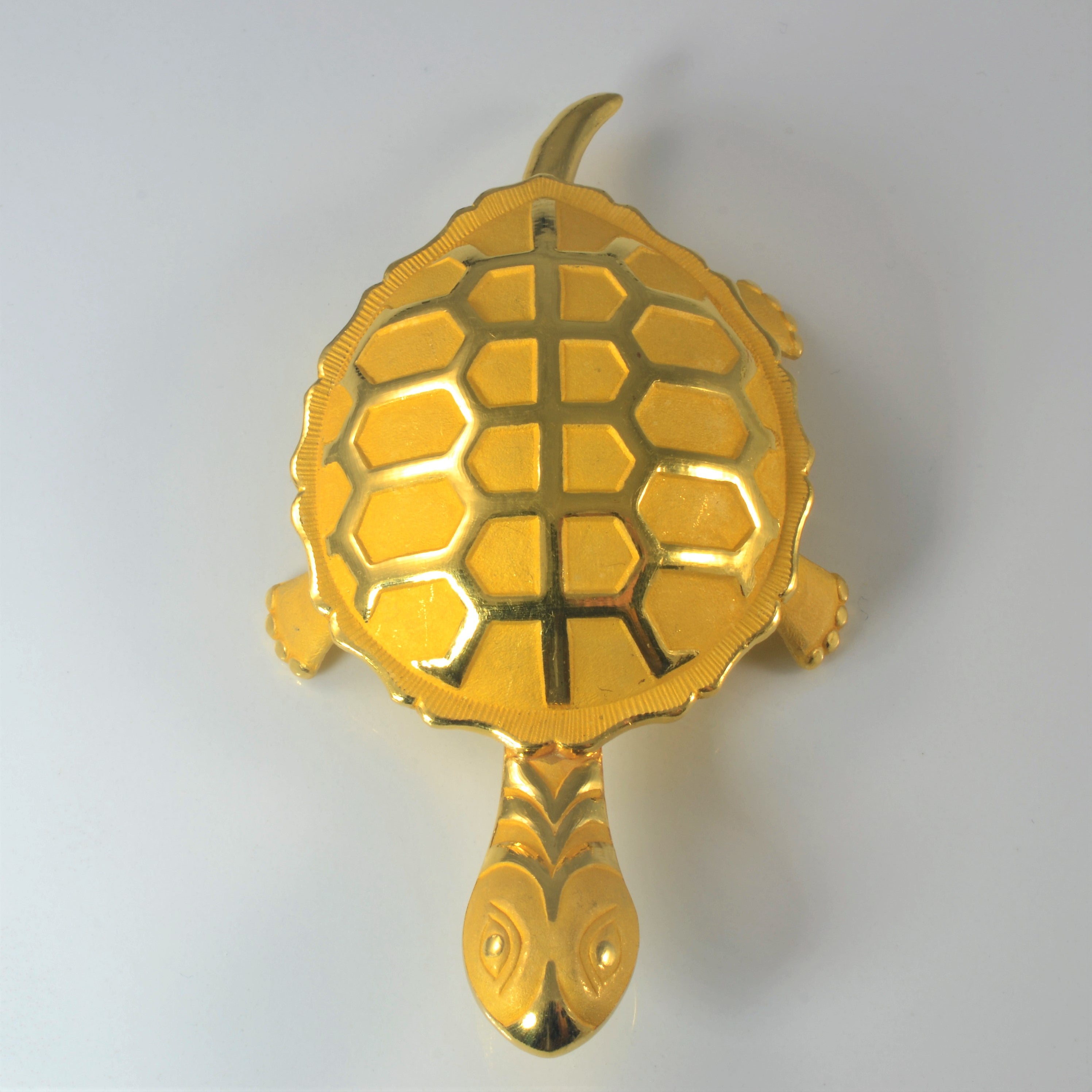 24k Yellow Gold Tortoise Show Piece |
