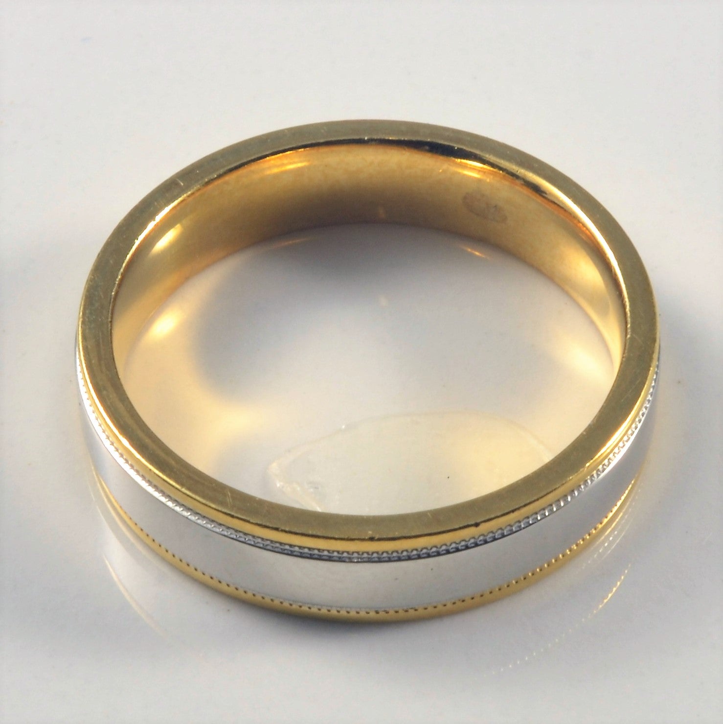 Yellow Gold & Platinum Band | SZ 9.75 |