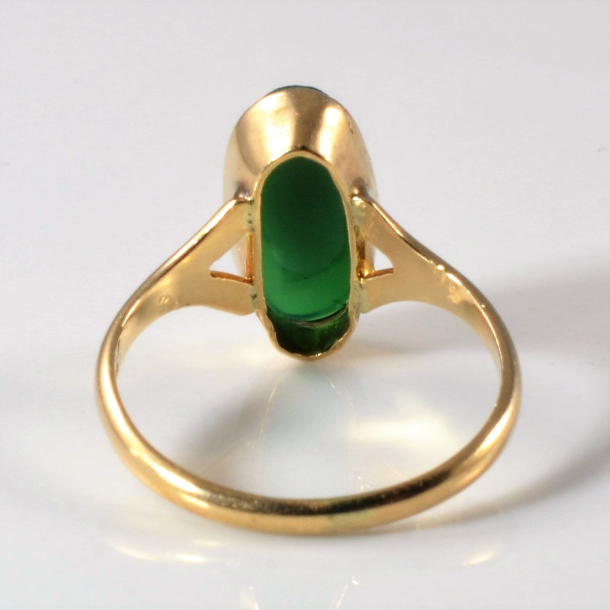 1950s Bezel Set Cameo Ring | SZ 5.5 |