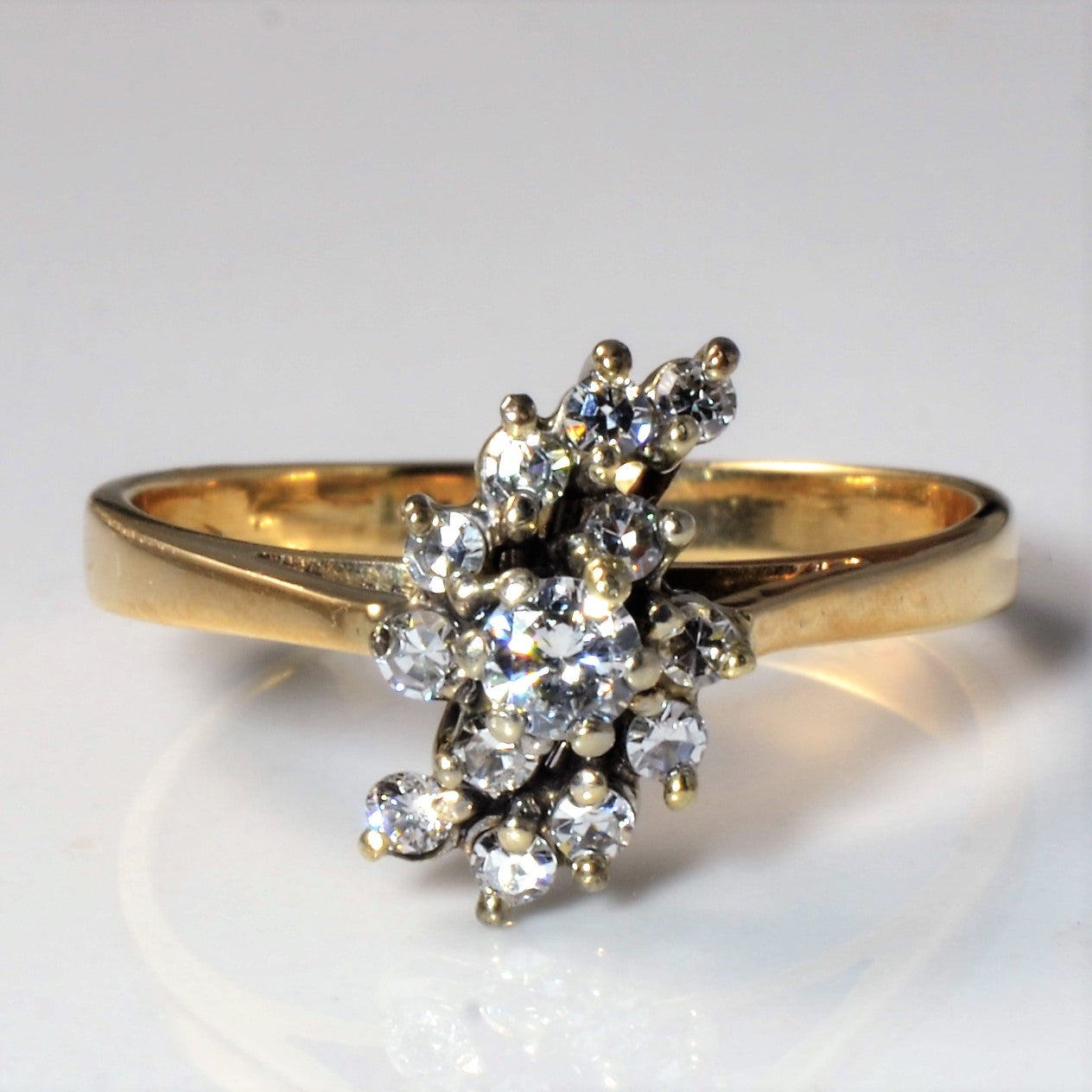 Diamond Cascade Ring | 0.29ctw | SZ 8 |