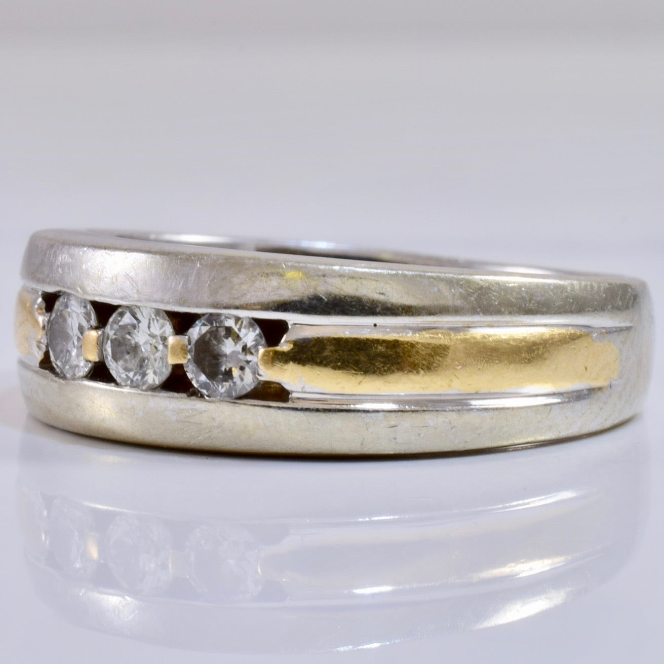 Channel Set Diamond Band | 0.27 ctw SZ 8.5 |