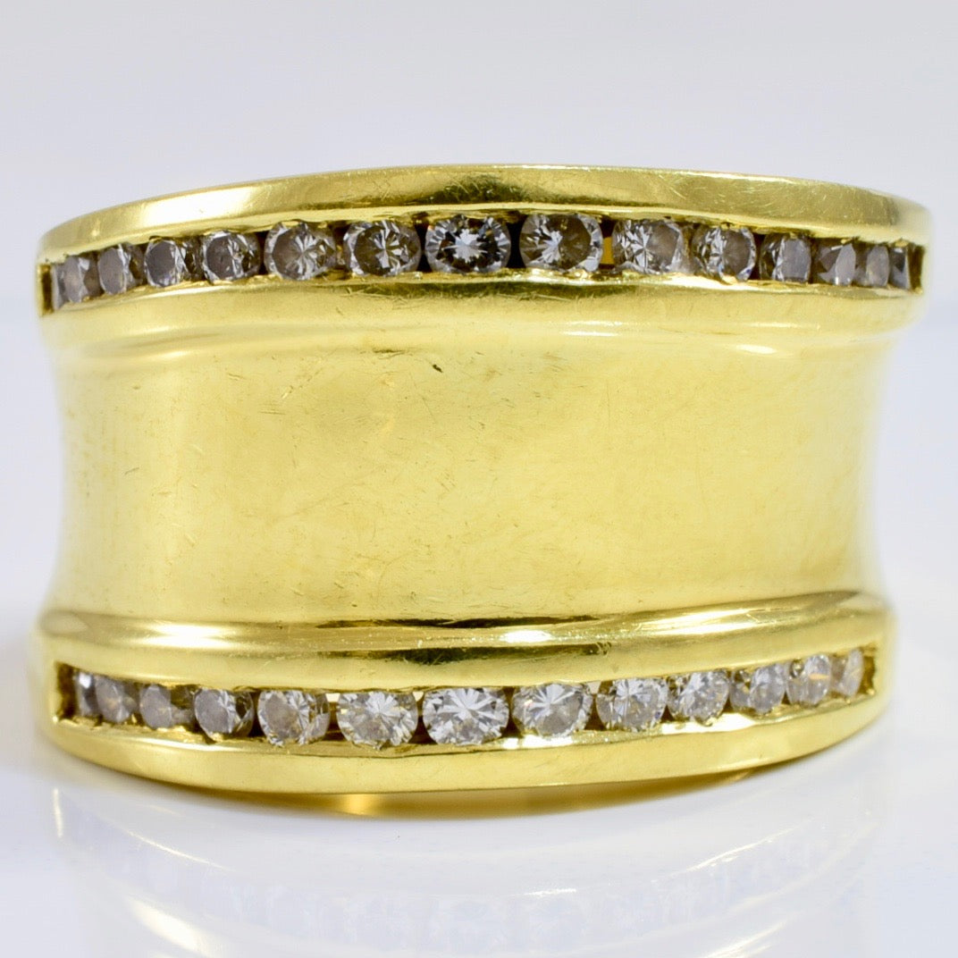 Thick Diamond Band | 0.56 ctw SZ 6.75 |