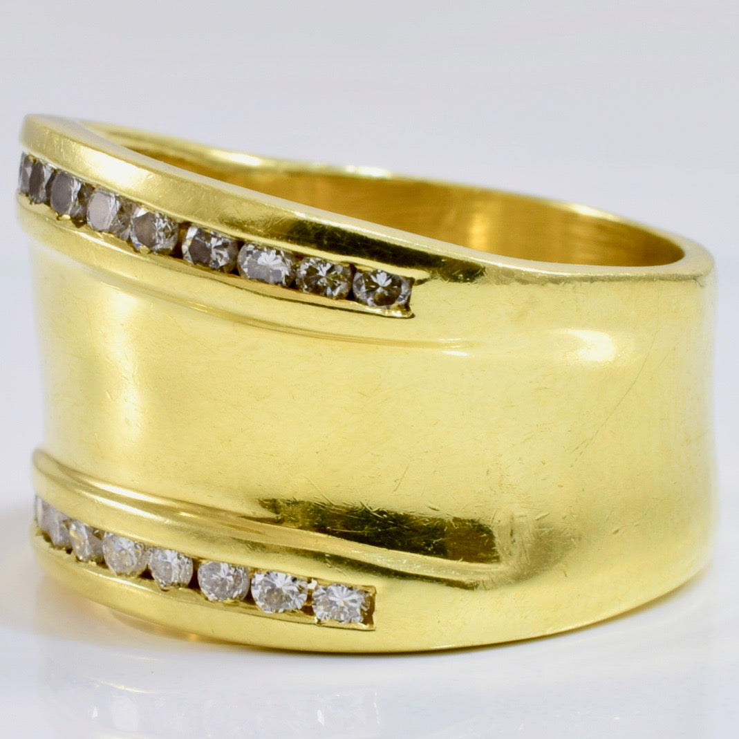 Thick Diamond Band | 0.56 ctw SZ 6.75 |